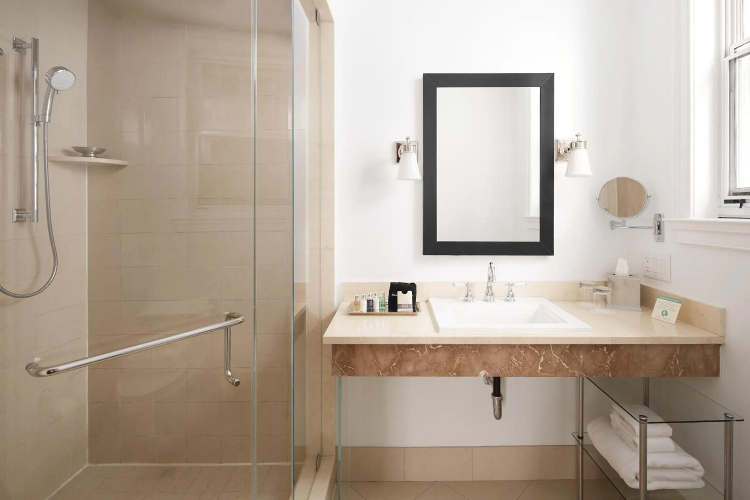 Bathroom in The Franklin on Rittenhouse, A Boutique Hotel