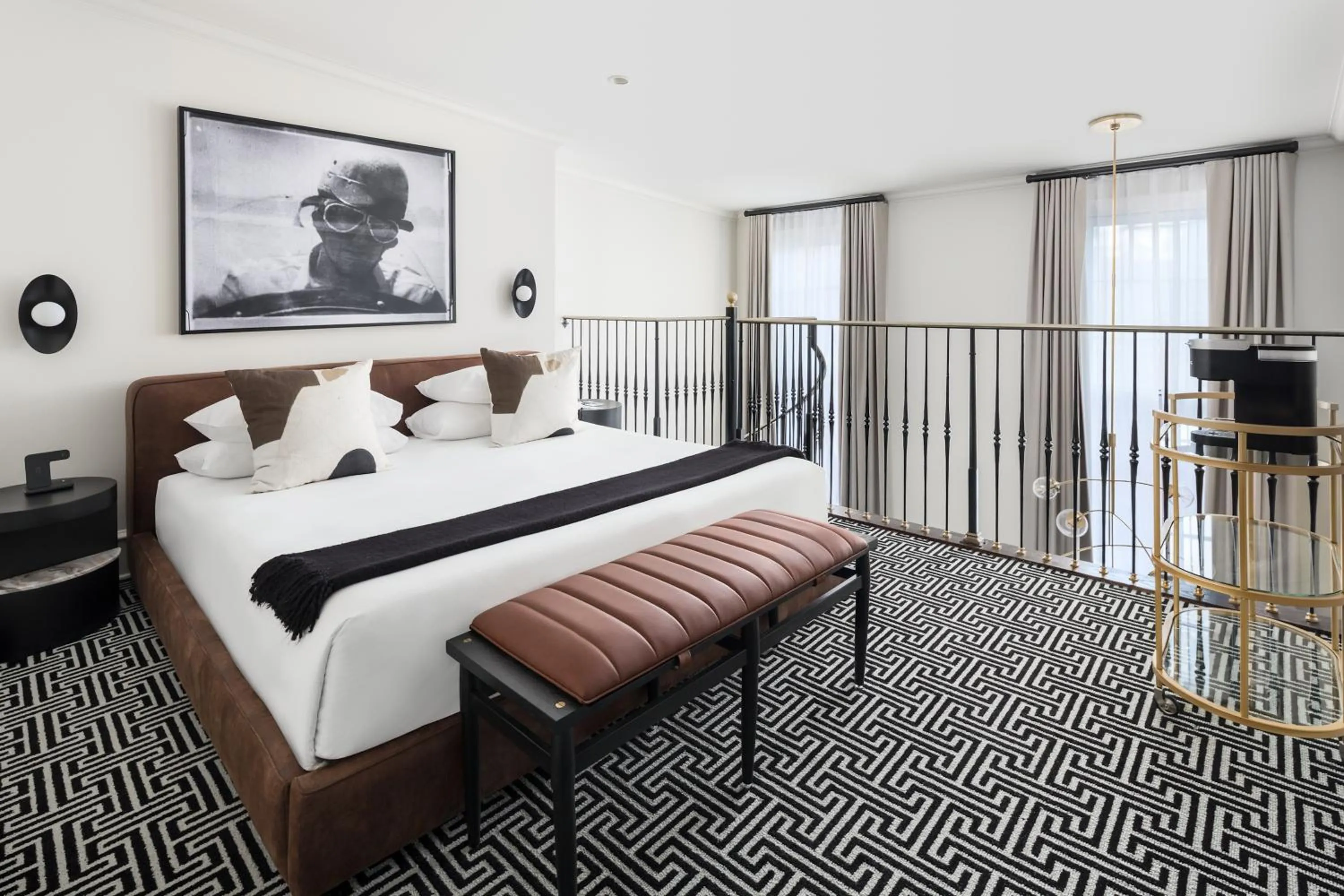 Bed in The Franklin on Rittenhouse, A Boutique Hotel