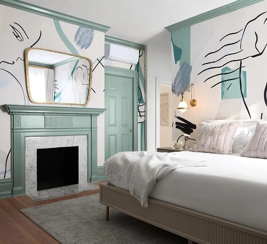 Bed in The Franklin on Rittenhouse, A Boutique Hotel