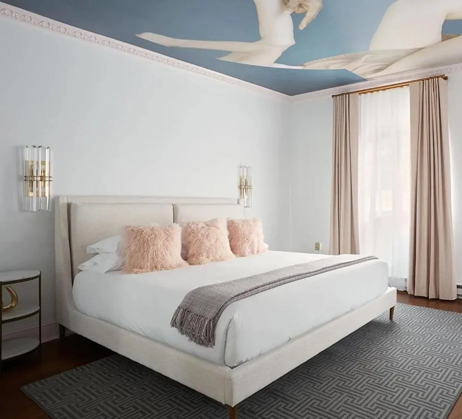 Bed in The Franklin on Rittenhouse, A Boutique Hotel