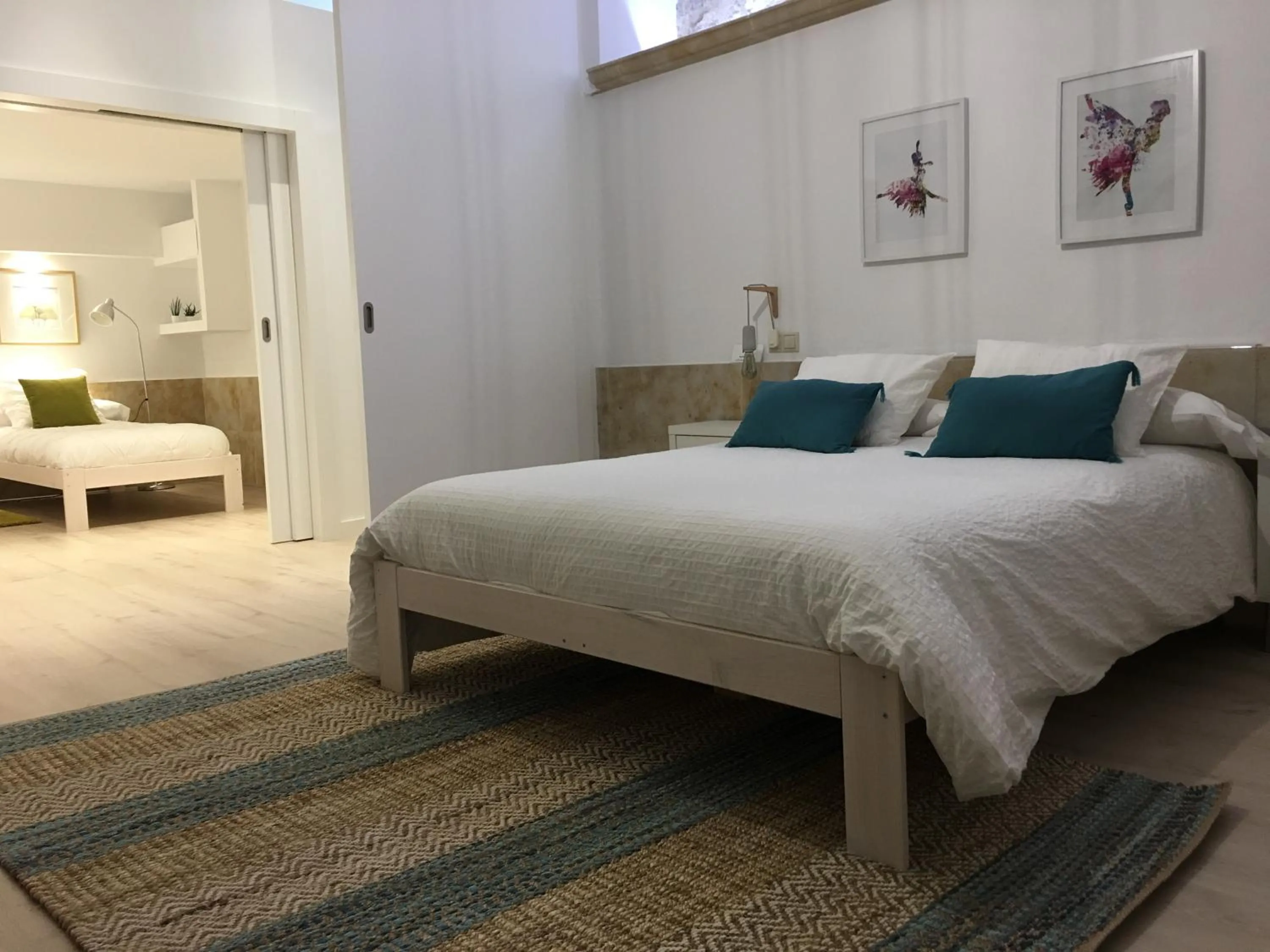 Bed in Apartamento Ribera Del Puente