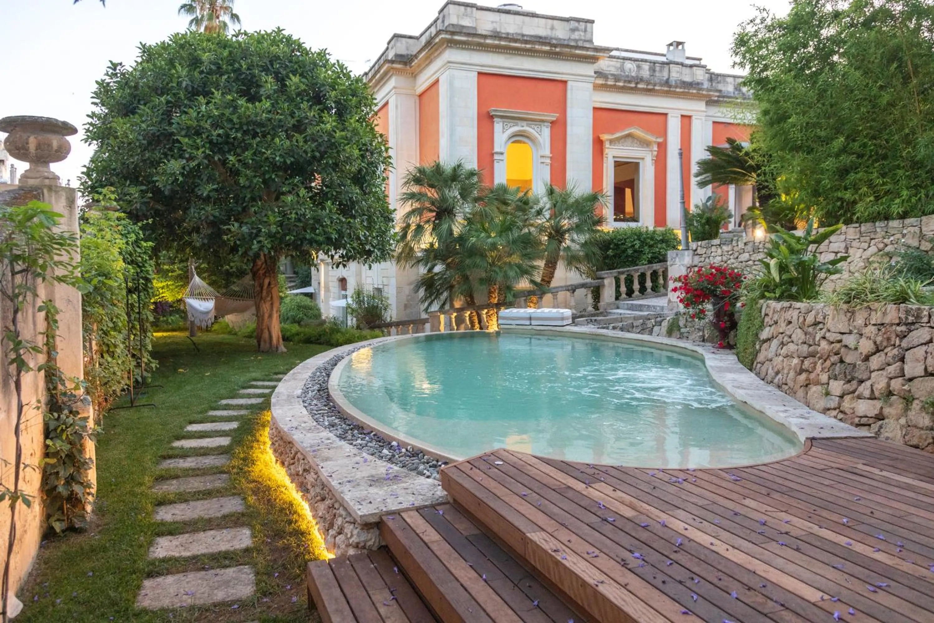 Hot Tub in Dimora Storica Muratore