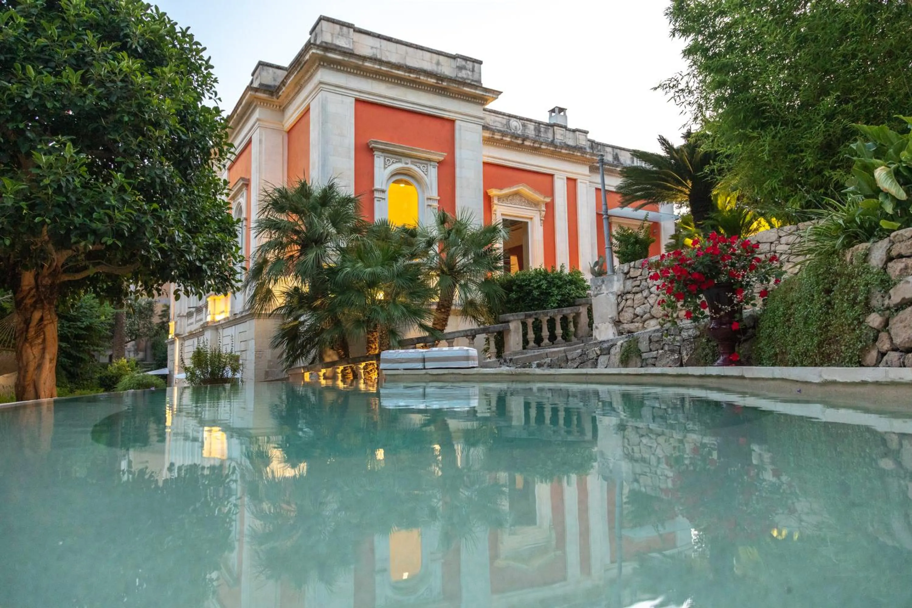 Pool view in Dimora Storica Muratore