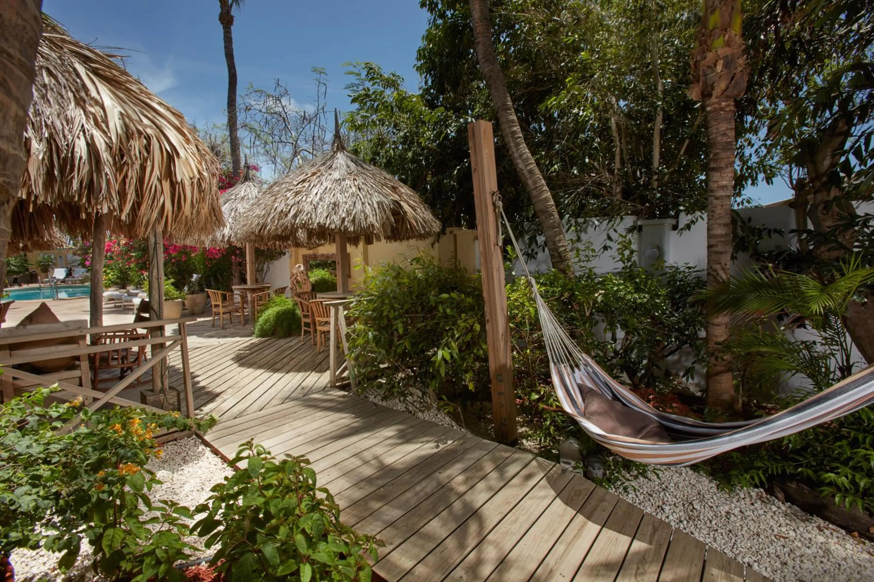 Communal lounge/ TV room in Paradera Park Aruba