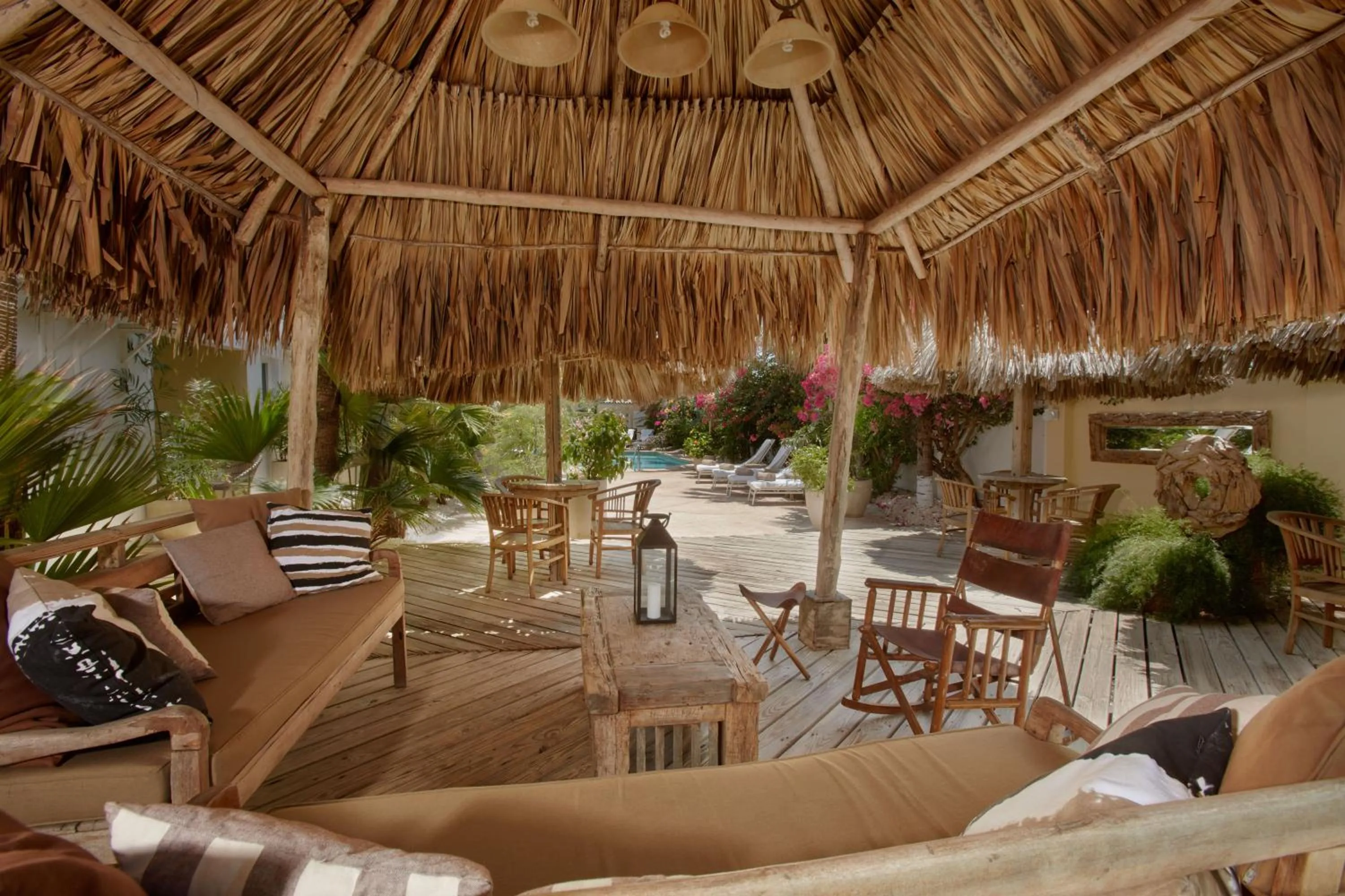 Communal lounge/ TV room in Paradera Park Aruba