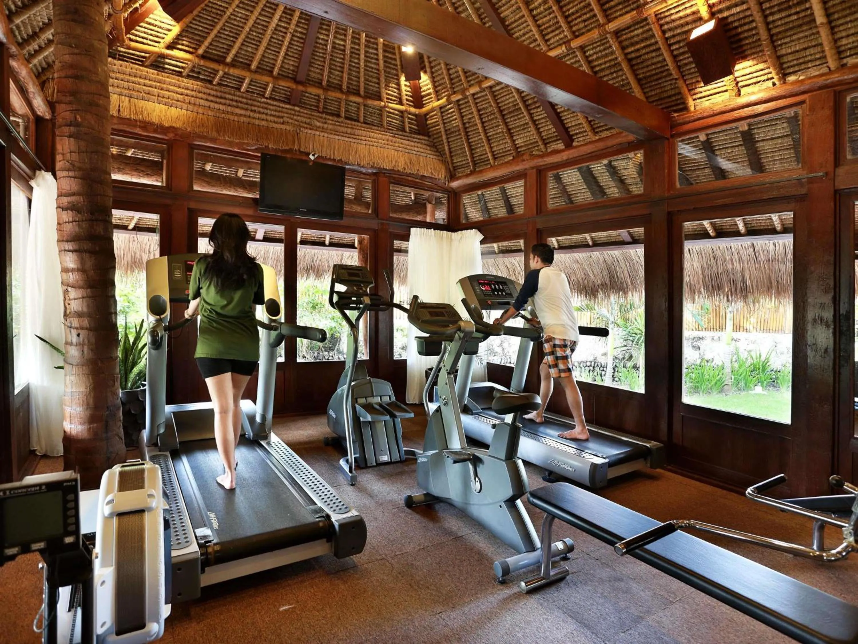 Fitness centre/facilities in Novotel Lombok Resort & Villas