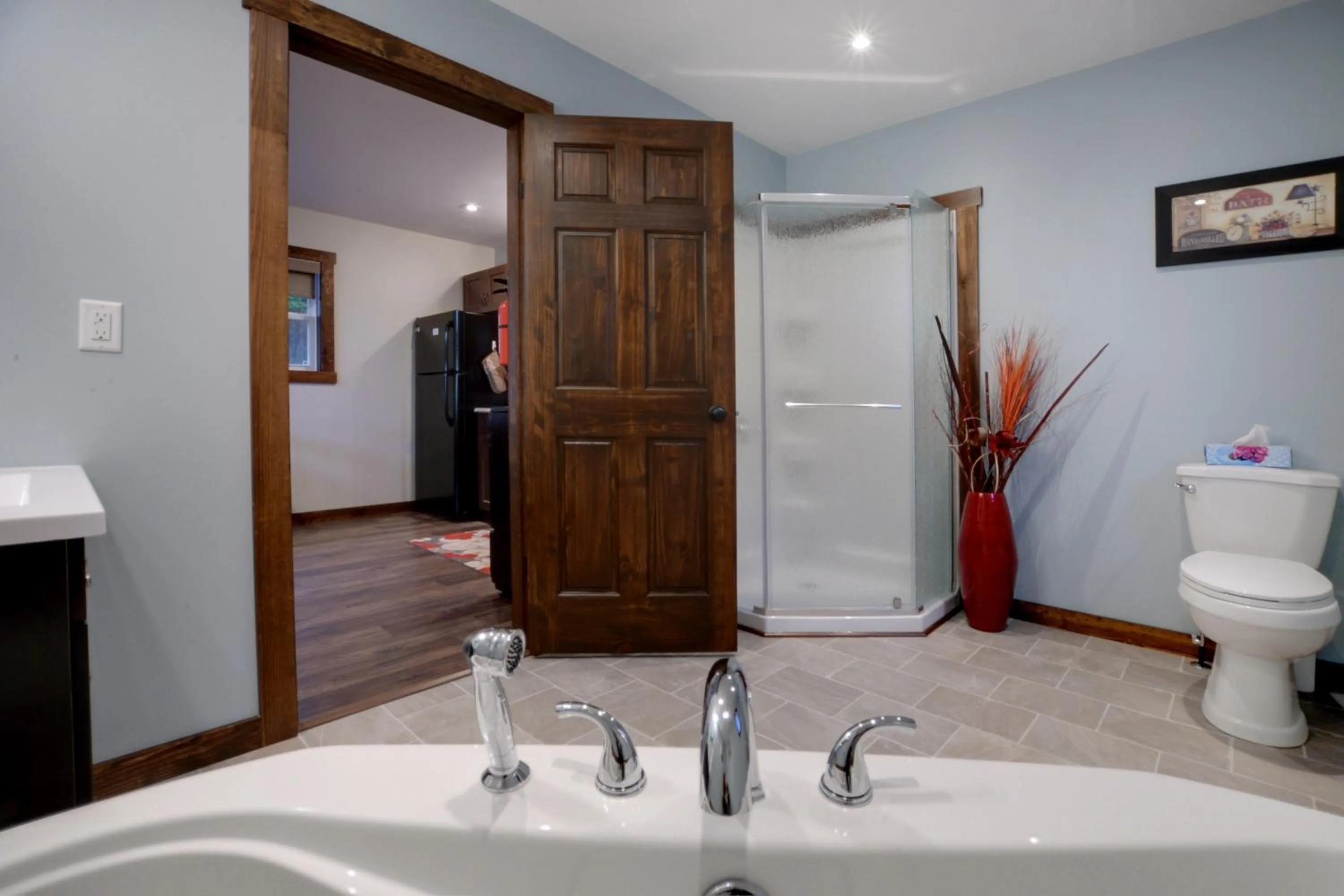 Bathroom in Bambury's Hillside Chalets