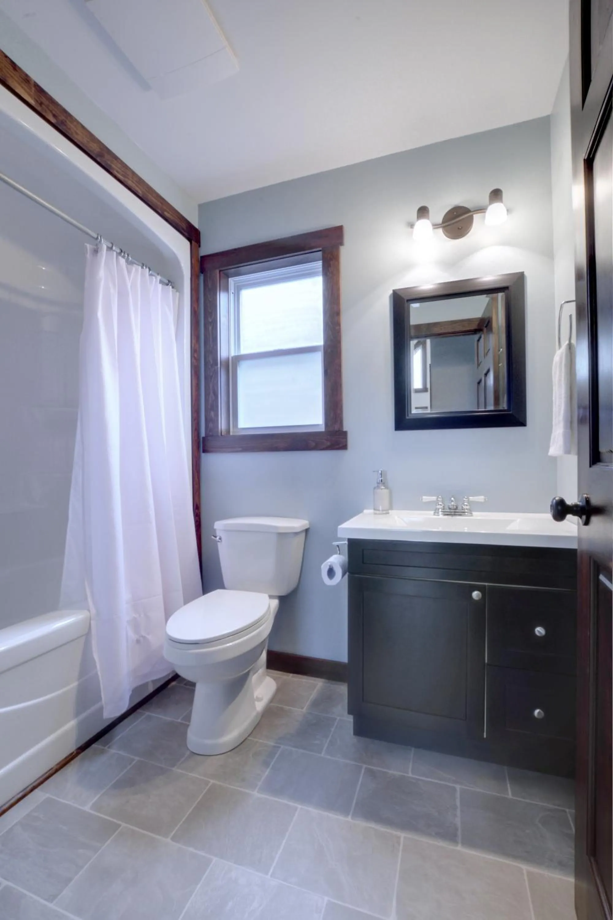 Bathroom in Bambury's Hillside Chalets
