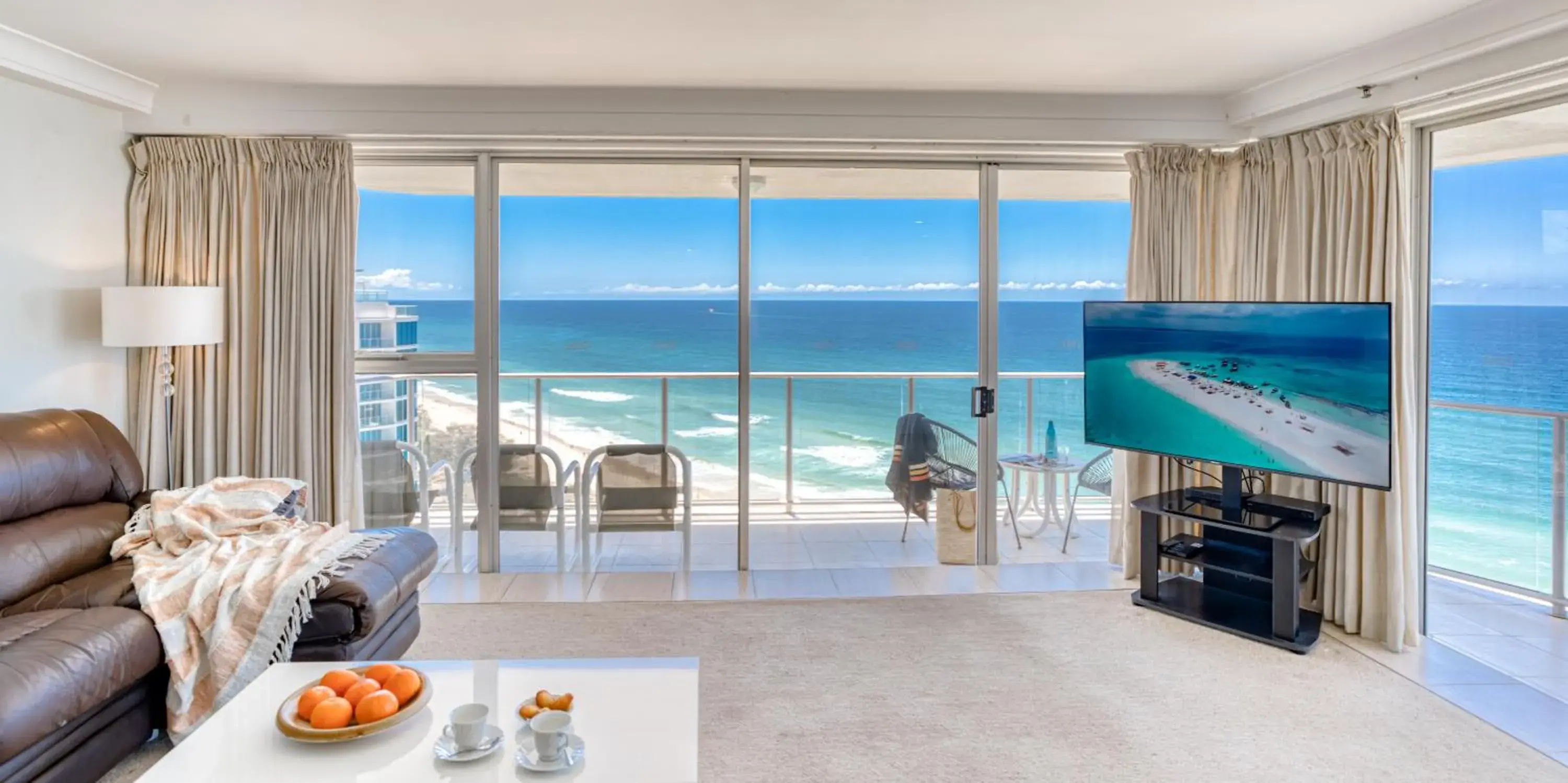 Living room in Talisman Beachside Broadbeach Living room in Talisman Beachside Broadbeach