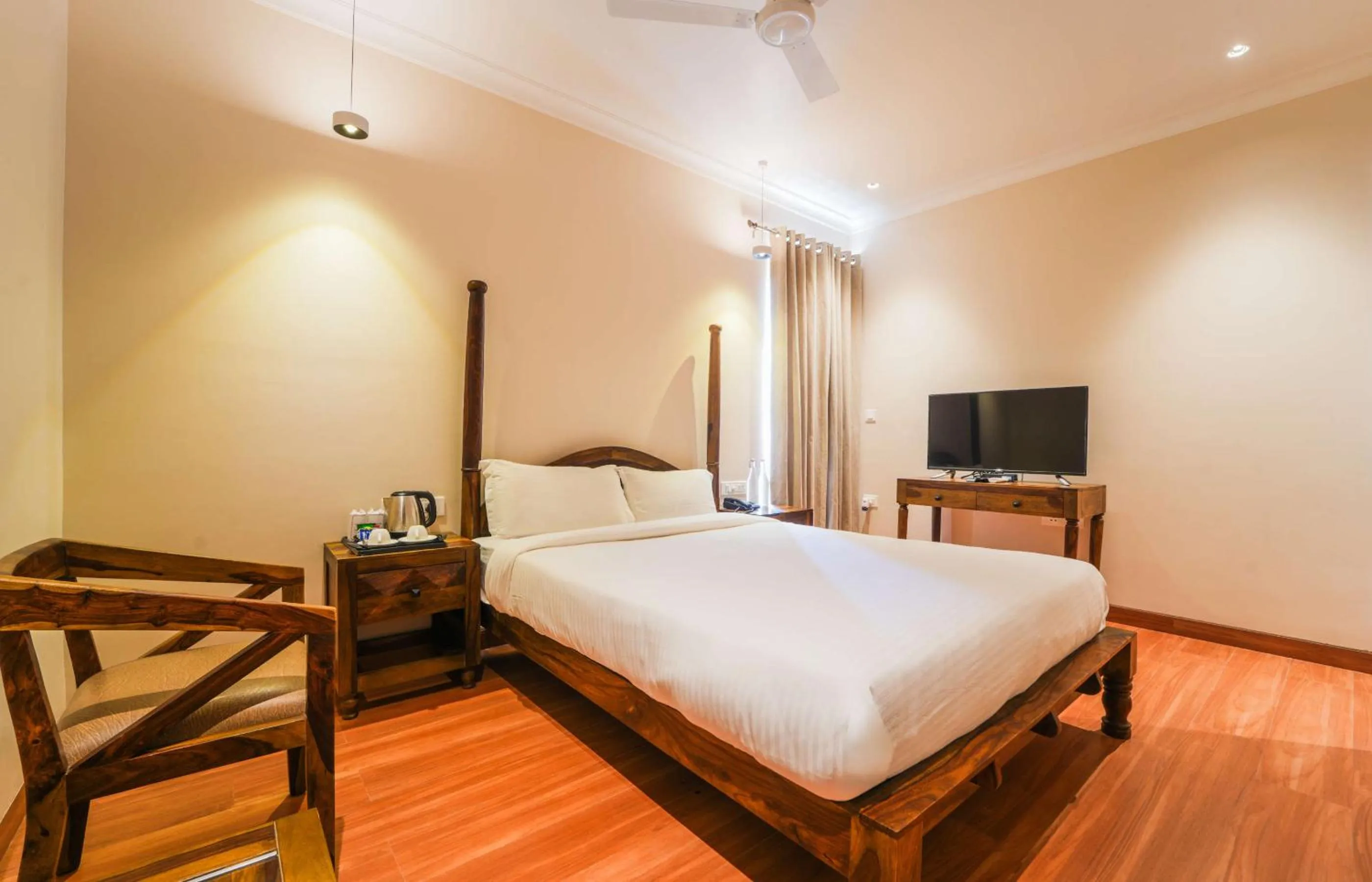 Bed in R41-A Boutique Hotel In Jaipur Vaishali Nagar