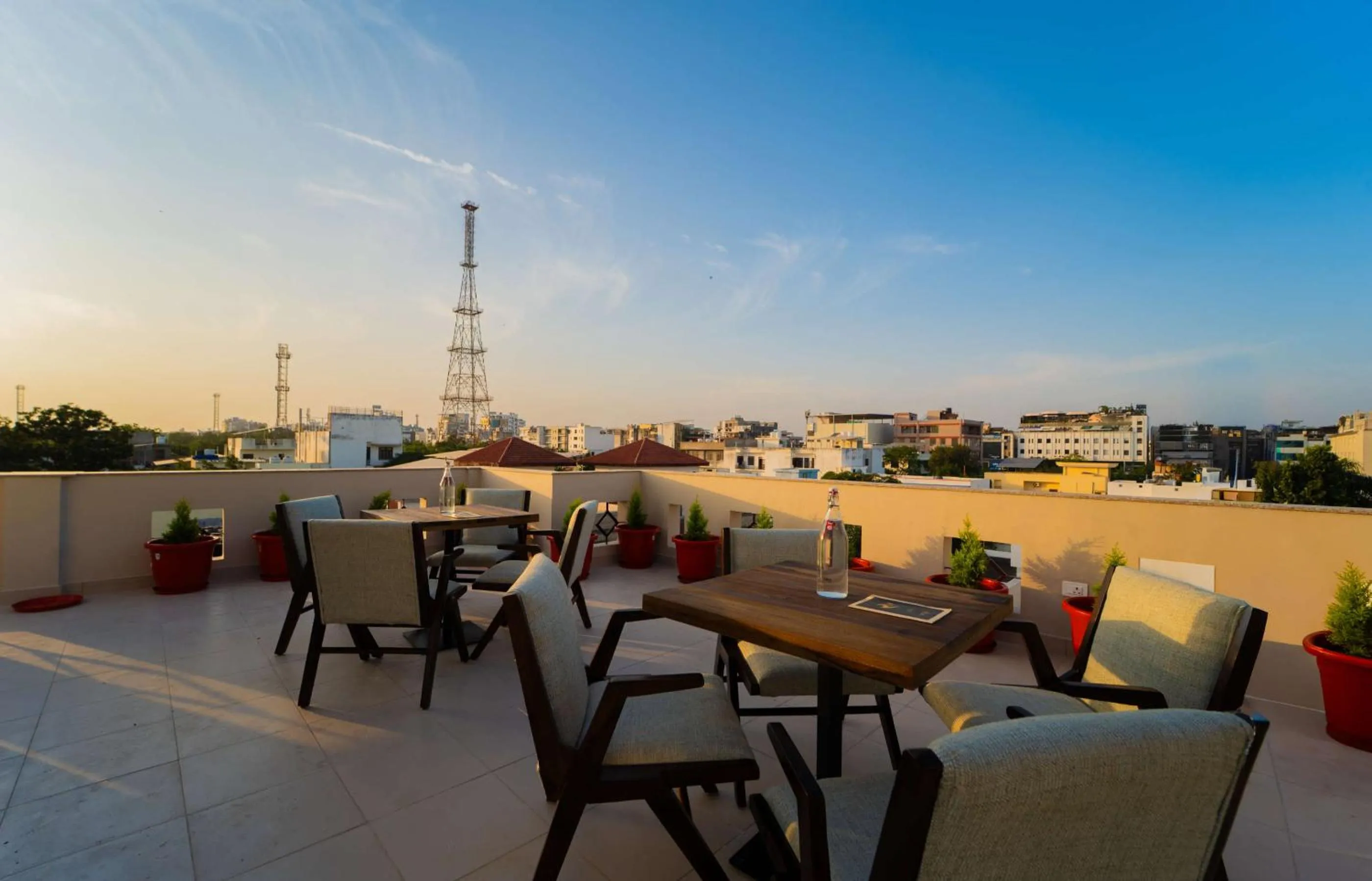 Balcony/Terrace in R41-A Boutique Hotel In Jaipur Vaishali Nagar