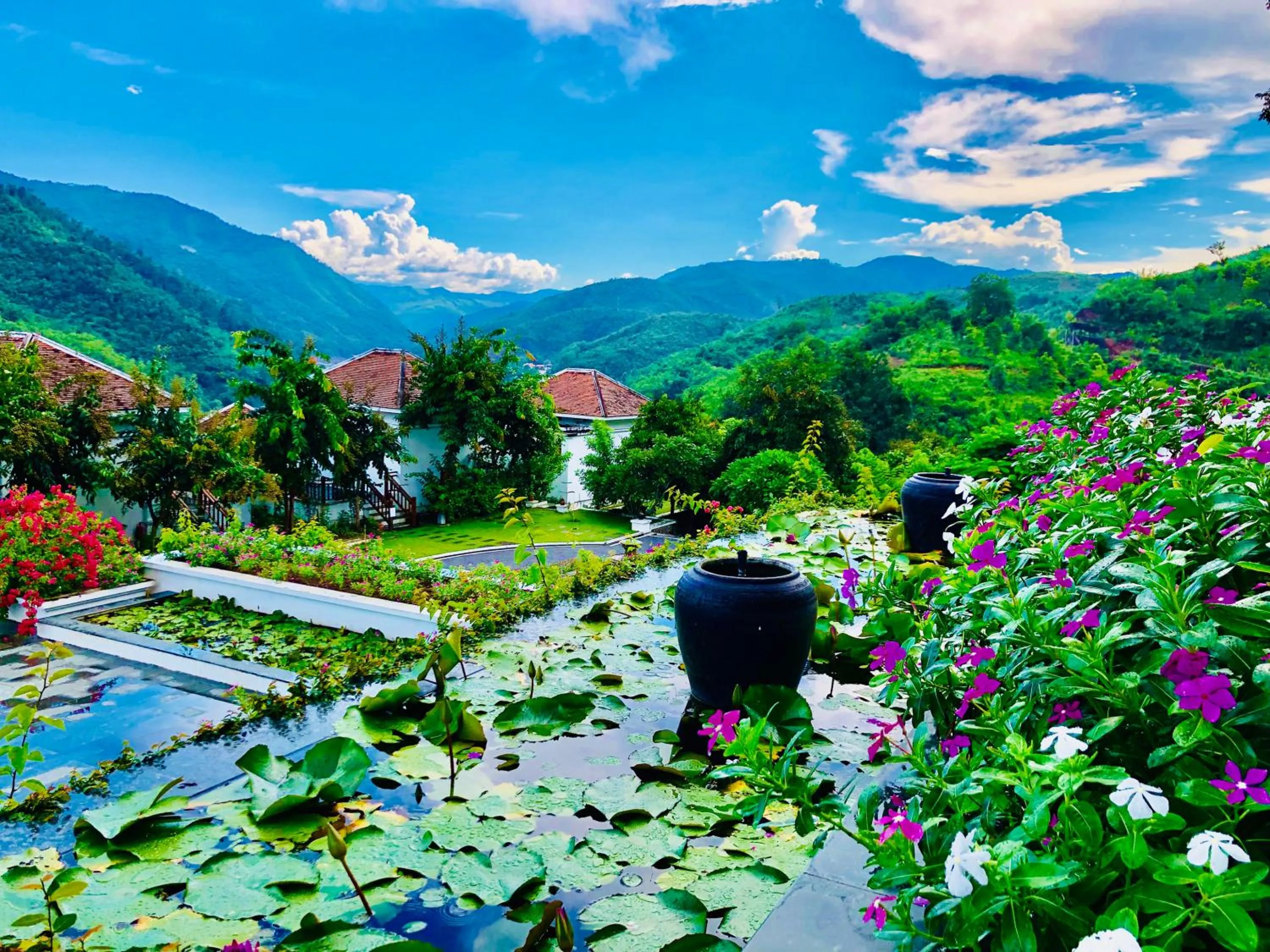 Garden in Le Grand Pakbeng