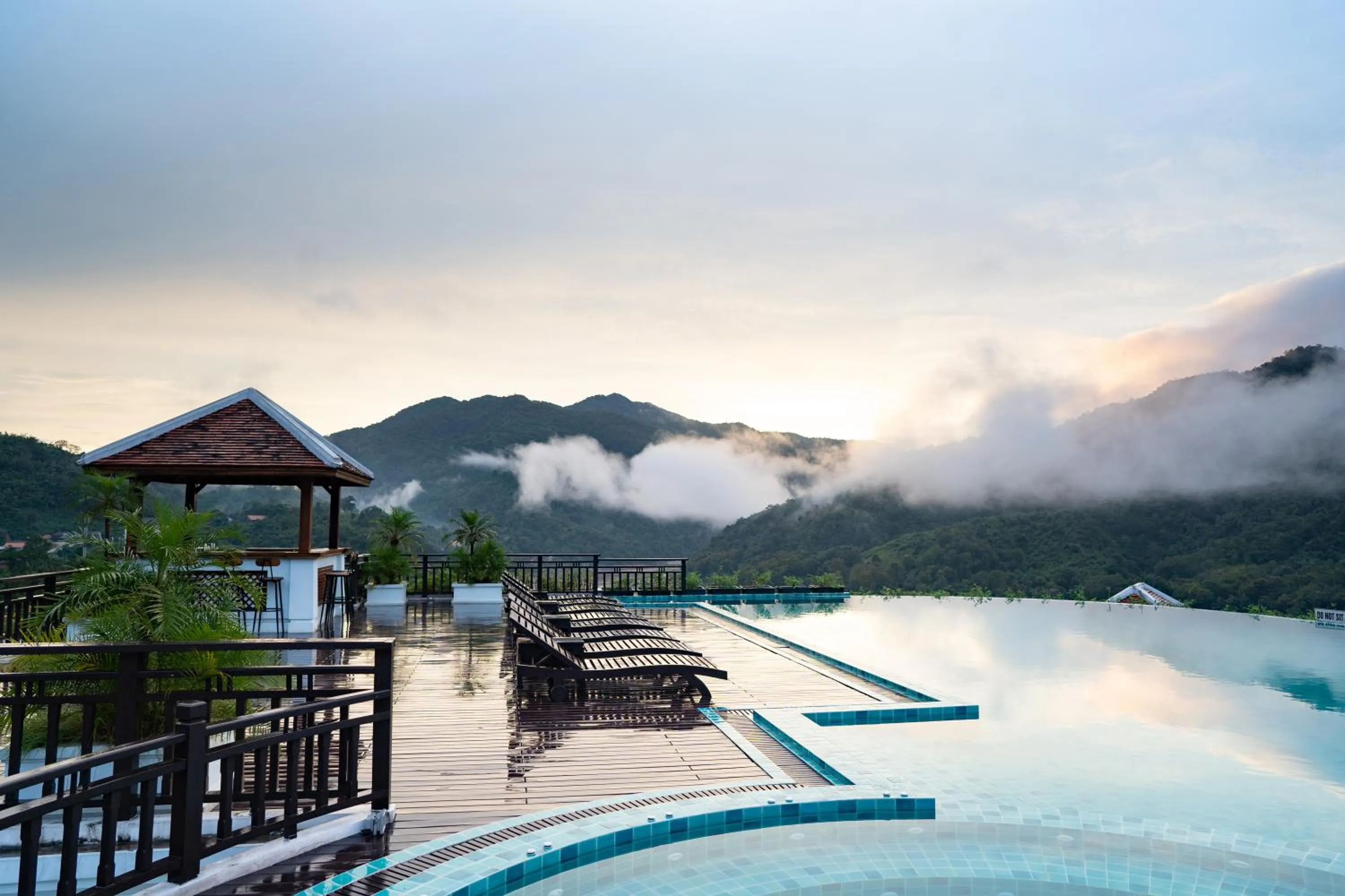 Mountain view in Le Grand Pakbeng