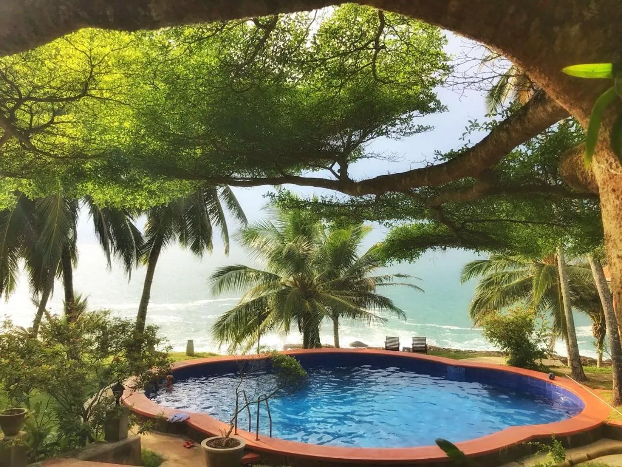 Swimming pool in Villa Lucky Star