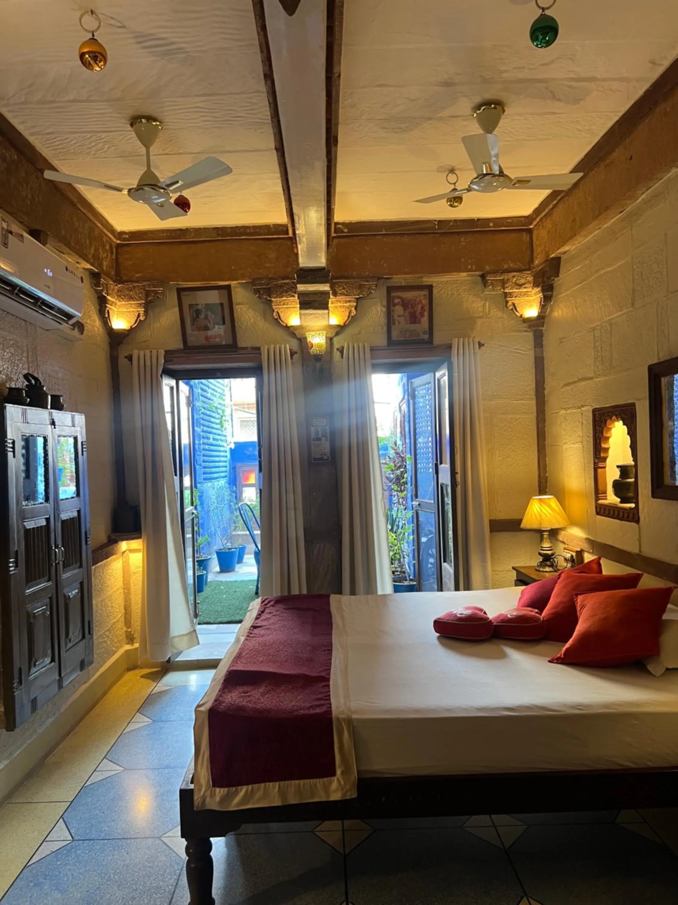 Bed in Raj Mandir Boutique Home Stay