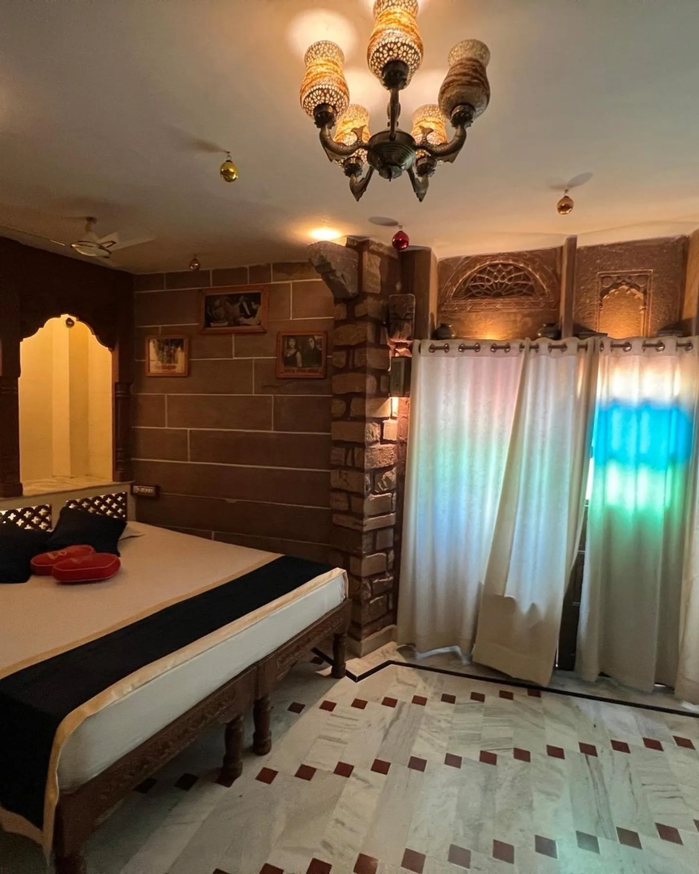 Bedroom, Bed in Raj Mandir Boutique Home Stay