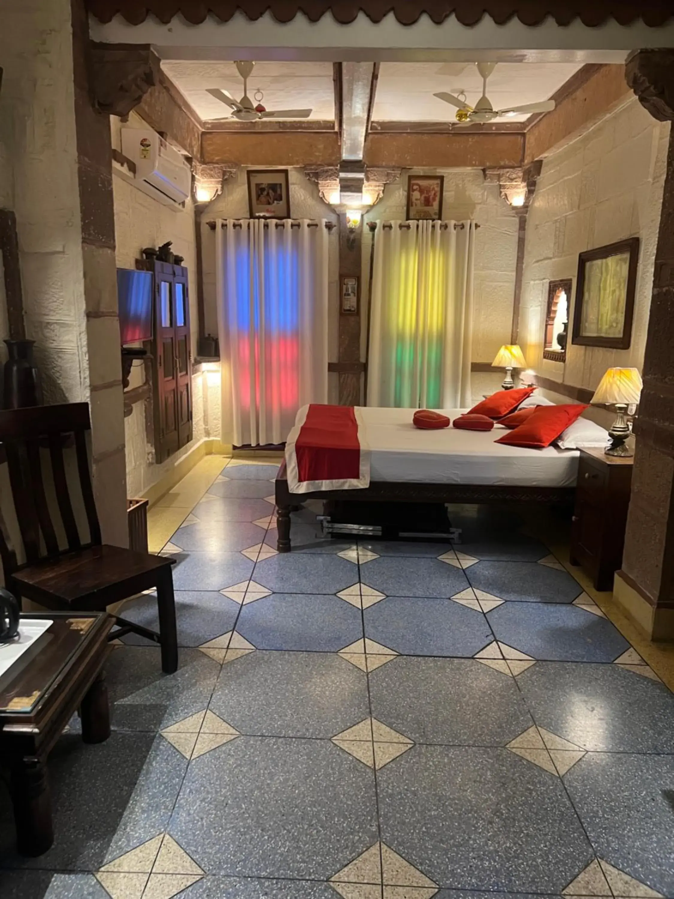 King Suite with Balcony & Fort View in Raj Mandir Boutique Home Stay King Suite with Balcony & Fort View in Raj Mandir Boutique Home Stay