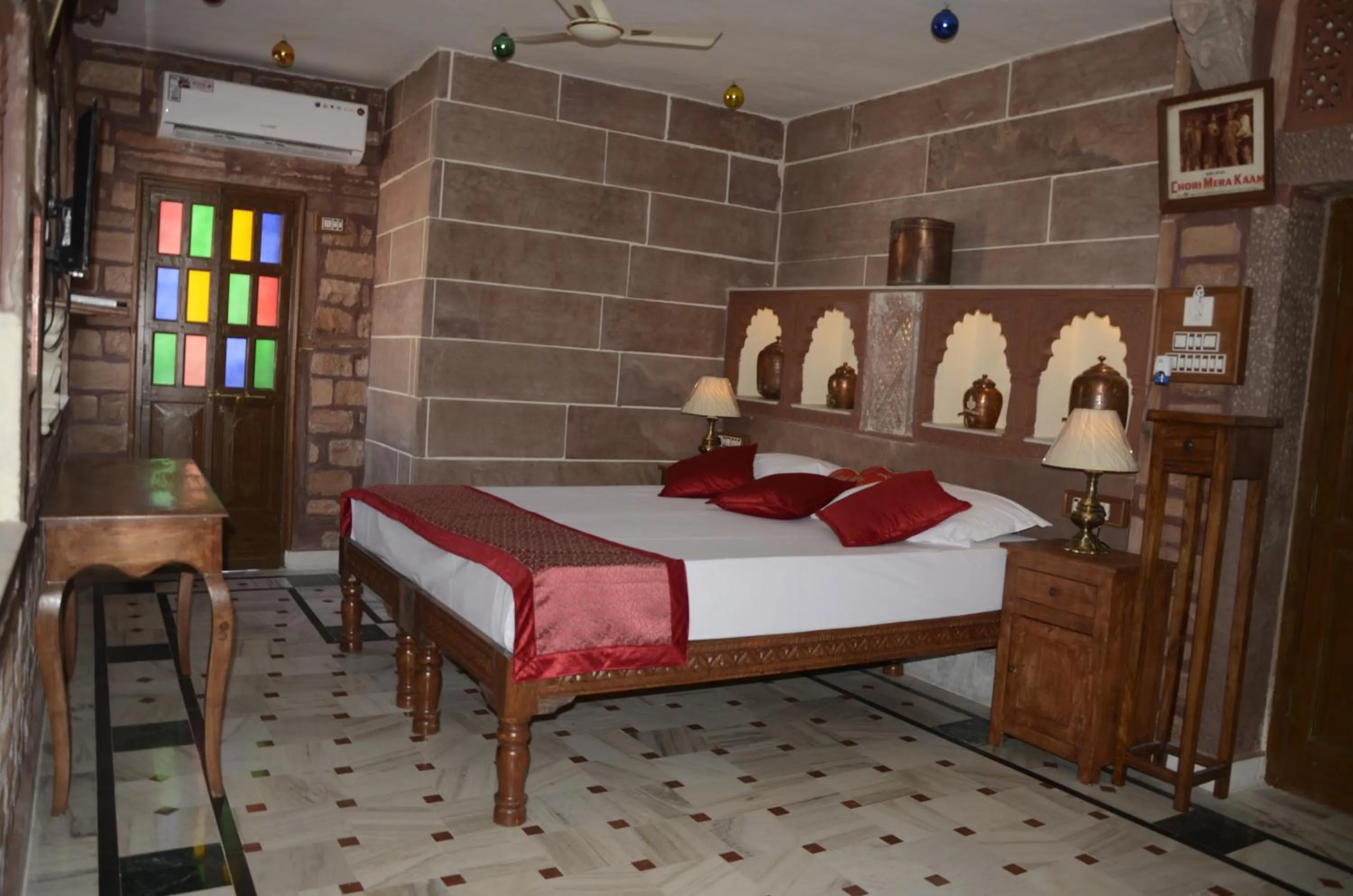 Bed in Raj Mandir Boutique Home Stay
