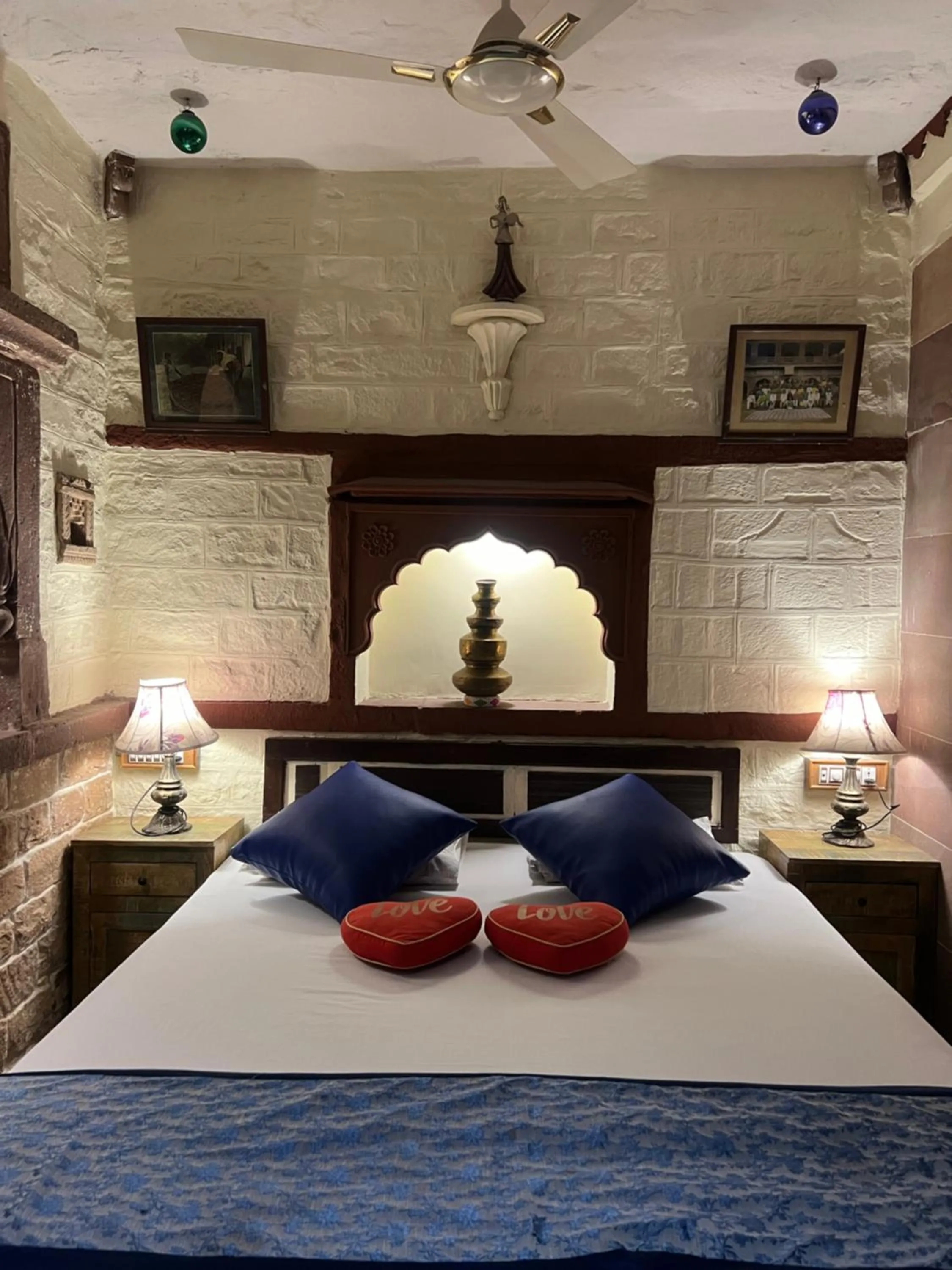 Bed in Raj Mandir Boutique Home Stay