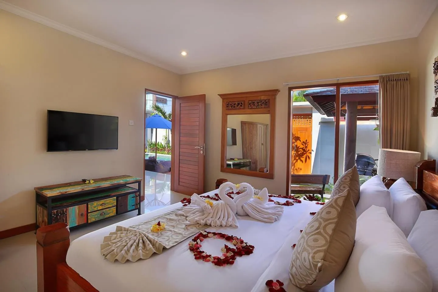Bed in Kae Villa Anggrek