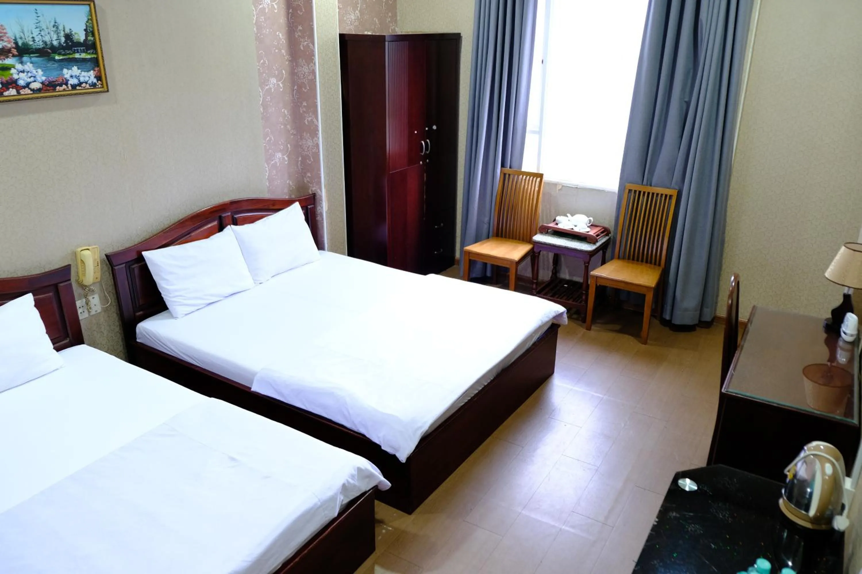 Bed in Tan Thu Do 2 Hotel 新首都2飯店