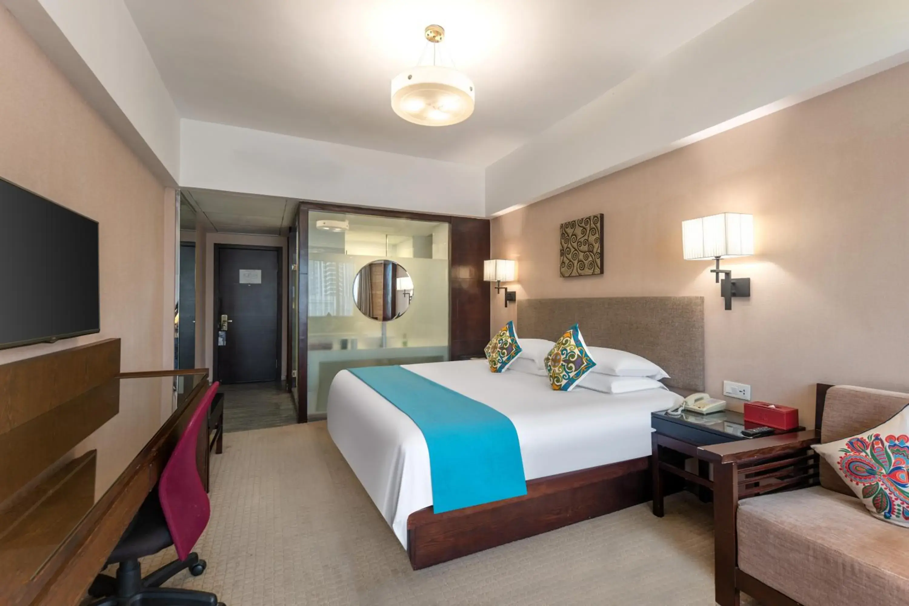 Double Room with City View in SSAW Boutique Hotel Hangzhou West Lake Yilian Double Room with City View in SSAW Boutique Hotel Hangzhou West Lake Yilian