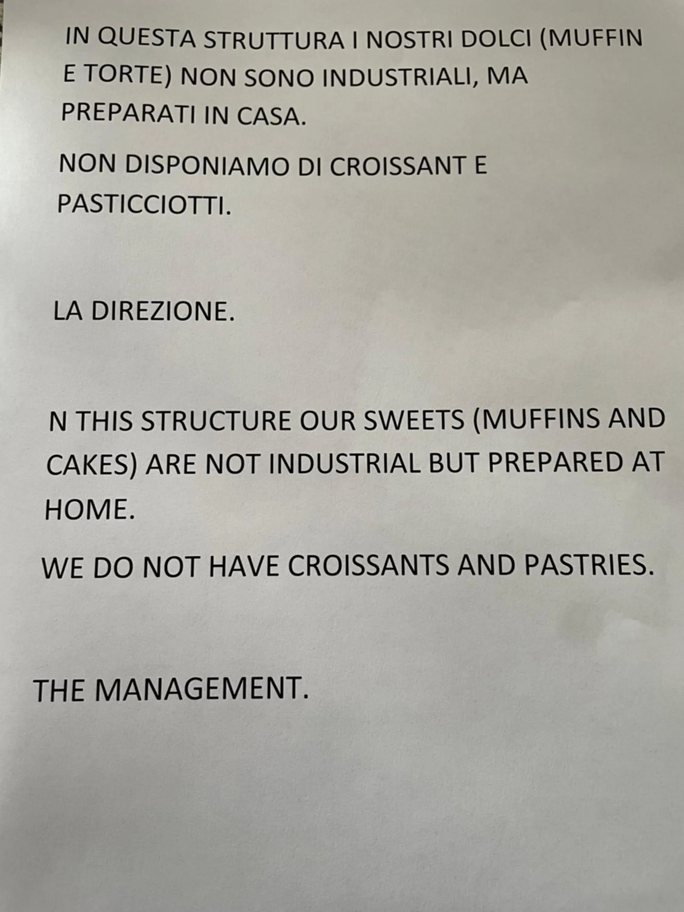 Breakfast in Albergo Europa