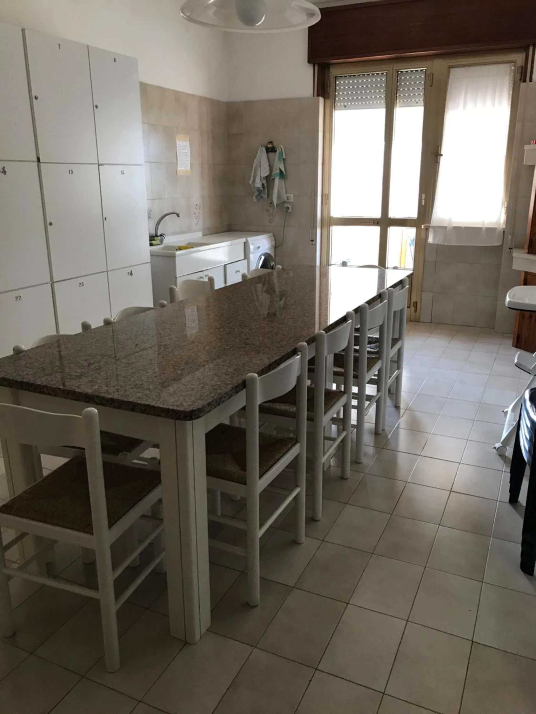 Kitchen or kitchenette in Albergo Europa