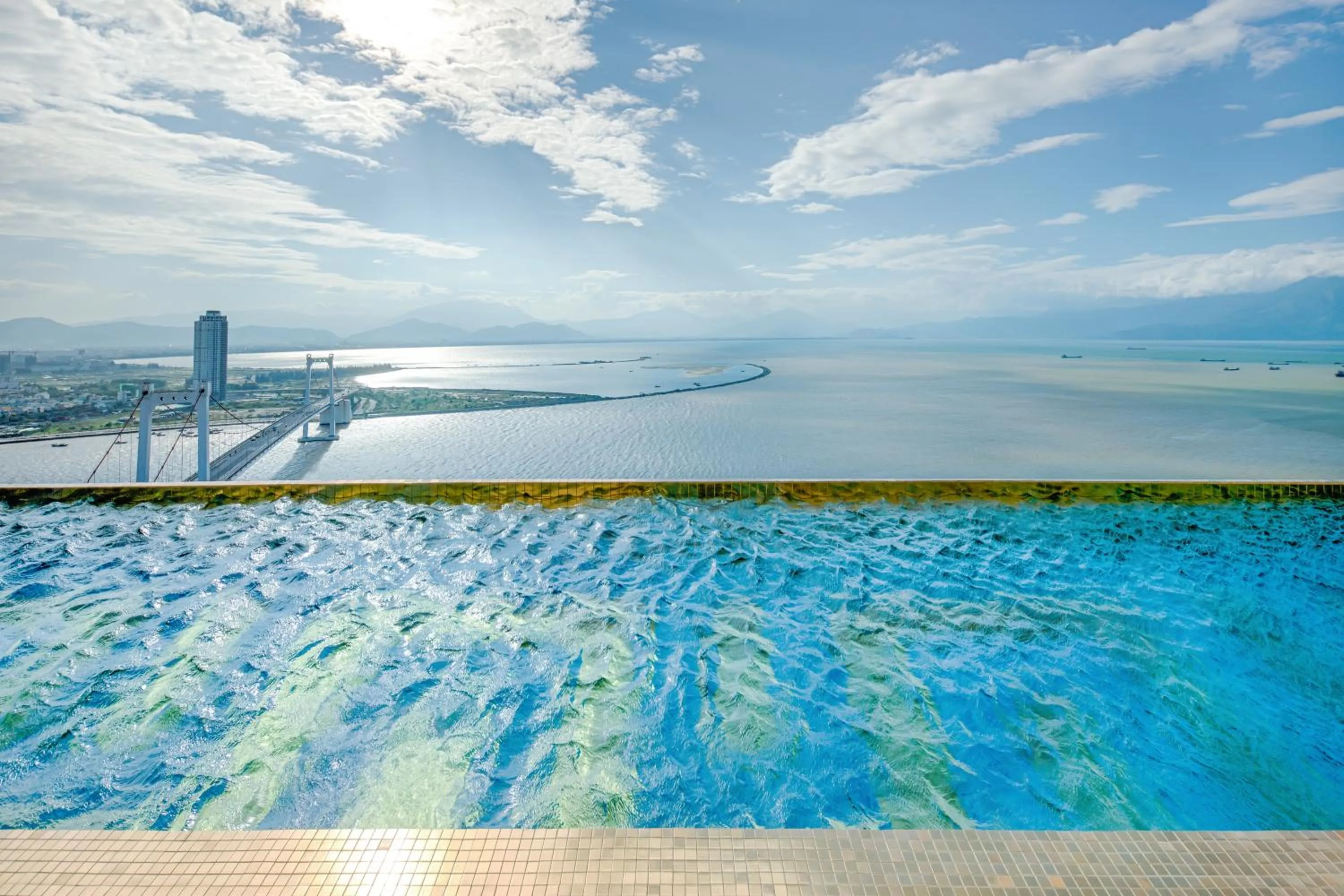 Swimming pool in Wyndham Danang Golden Bay - Free Shuttle Bus to Beach