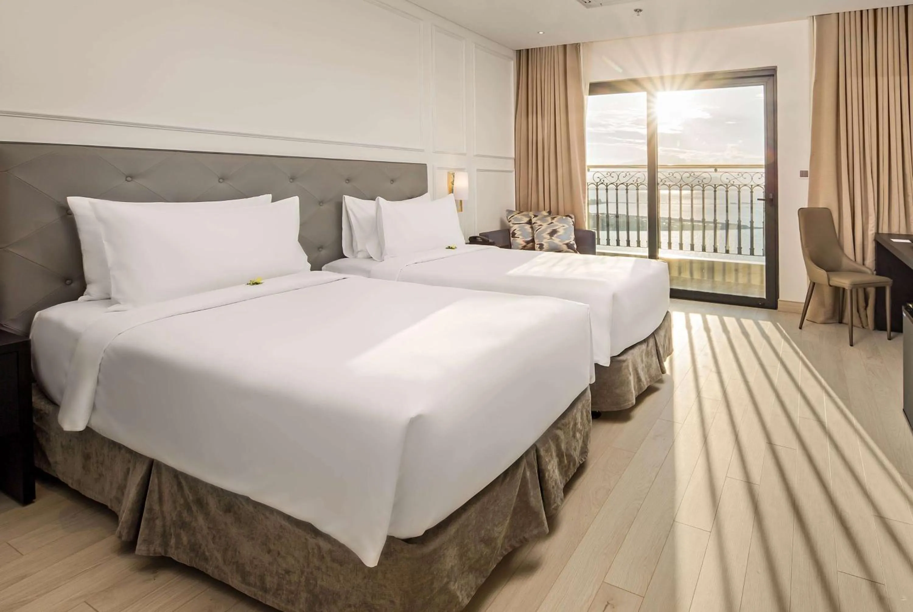 Photo of the whole room, Bed in Wyndham Danang Golden Bay - Free Shuttle Bus to Beach