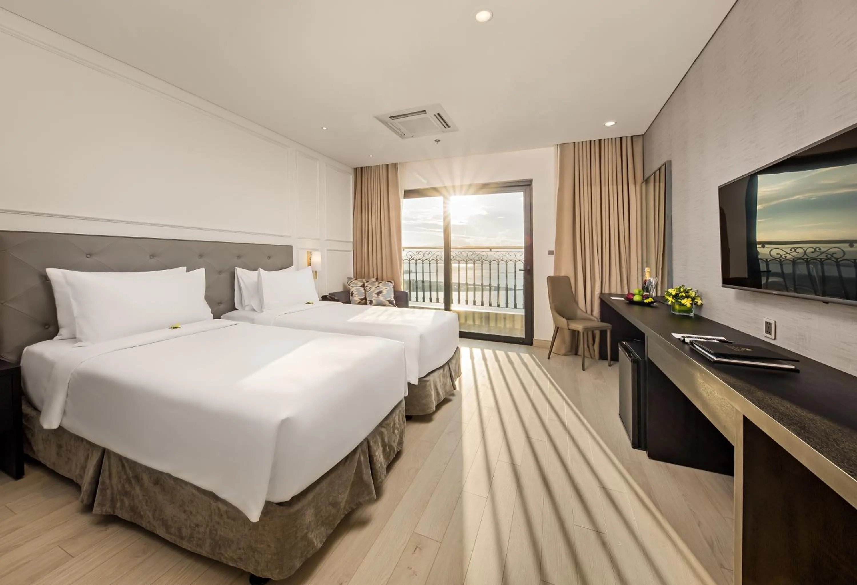 Bedroom, Bed in Wyndham Danang Golden Bay - Free Shuttle Bus to Beach