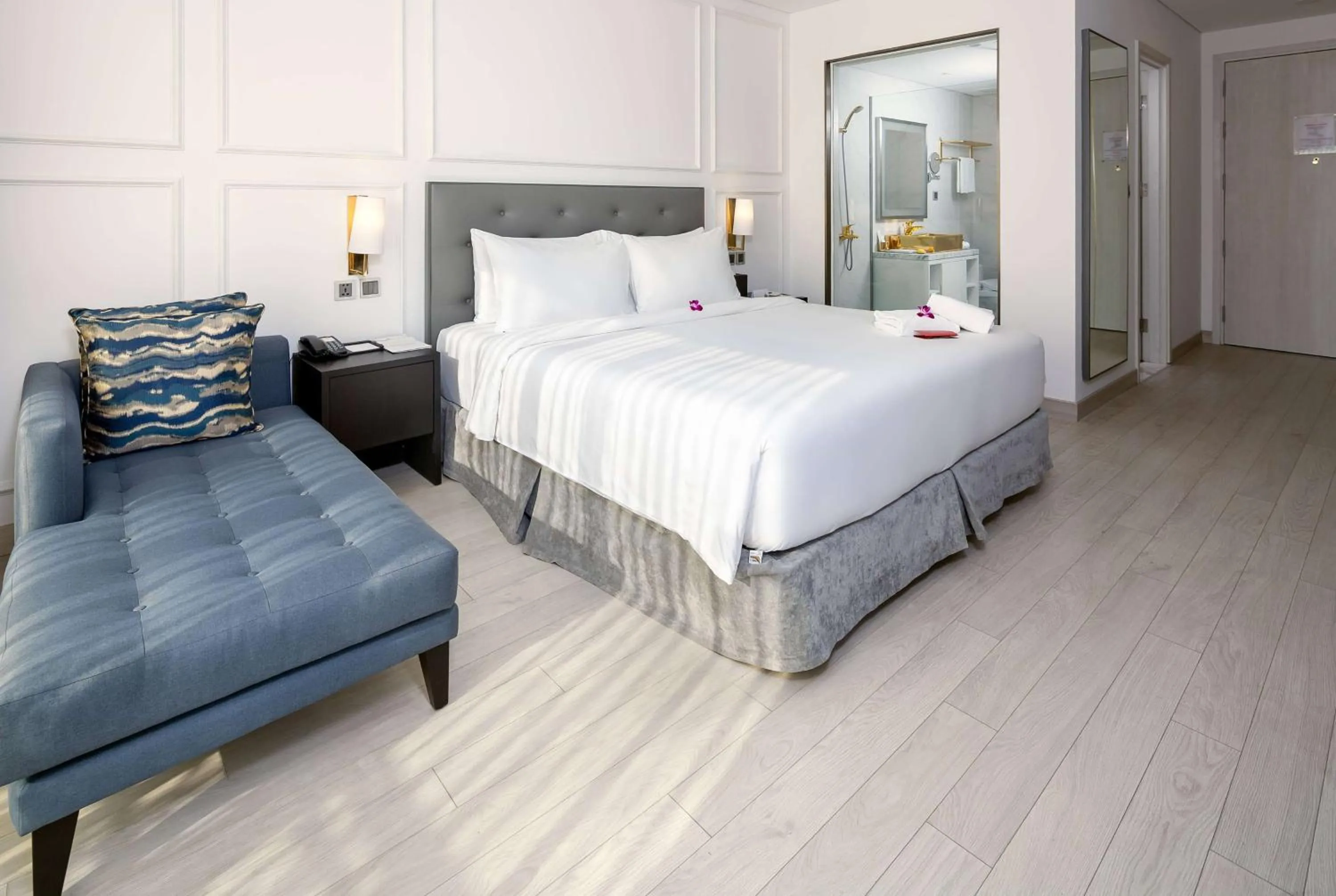 Photo of the whole room, Bed in Wyndham Danang Golden Bay - Free Shuttle Bus to Beach