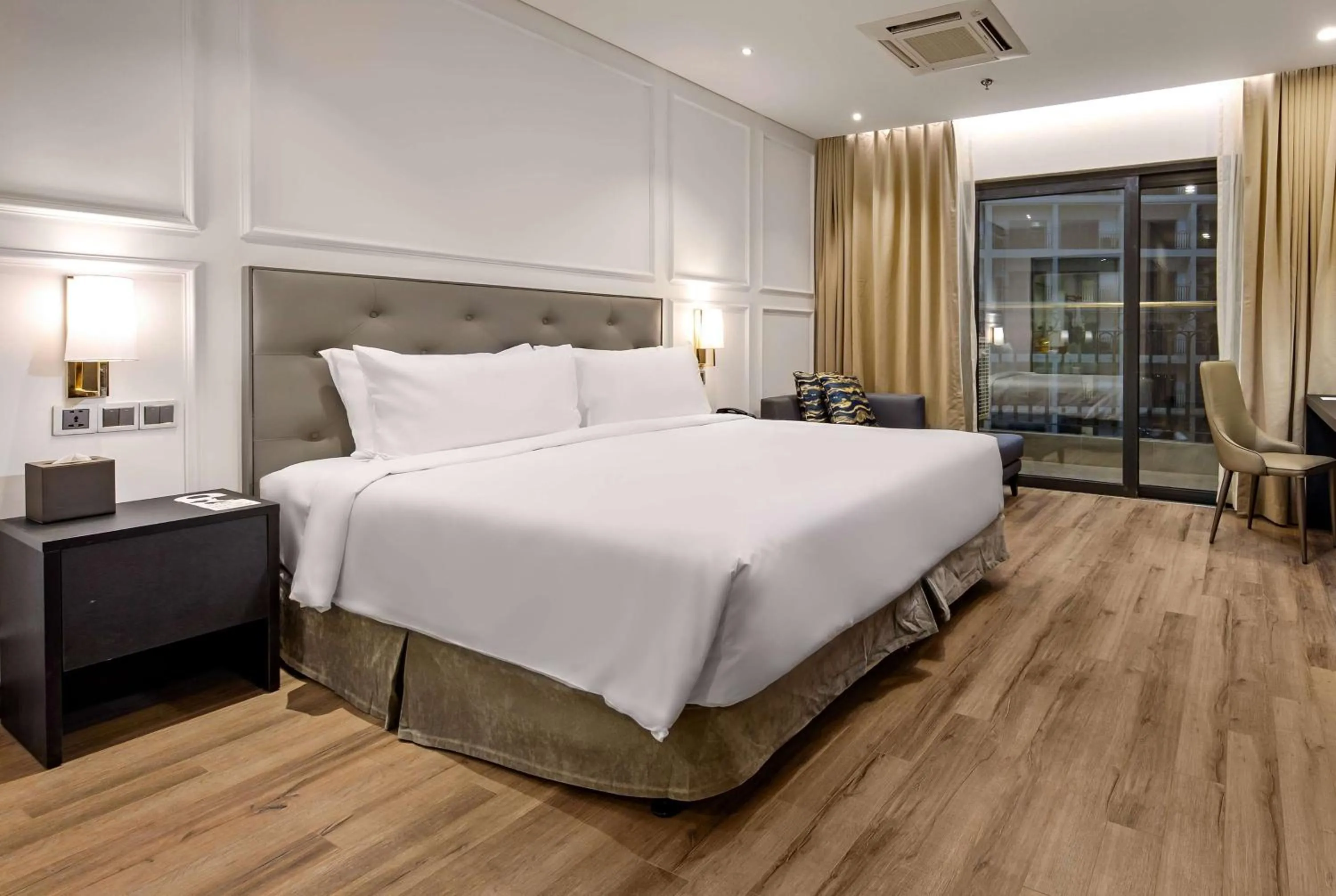 Photo of the whole room, Bed in Wyndham Danang Golden Bay - Free Shuttle Bus to Beach