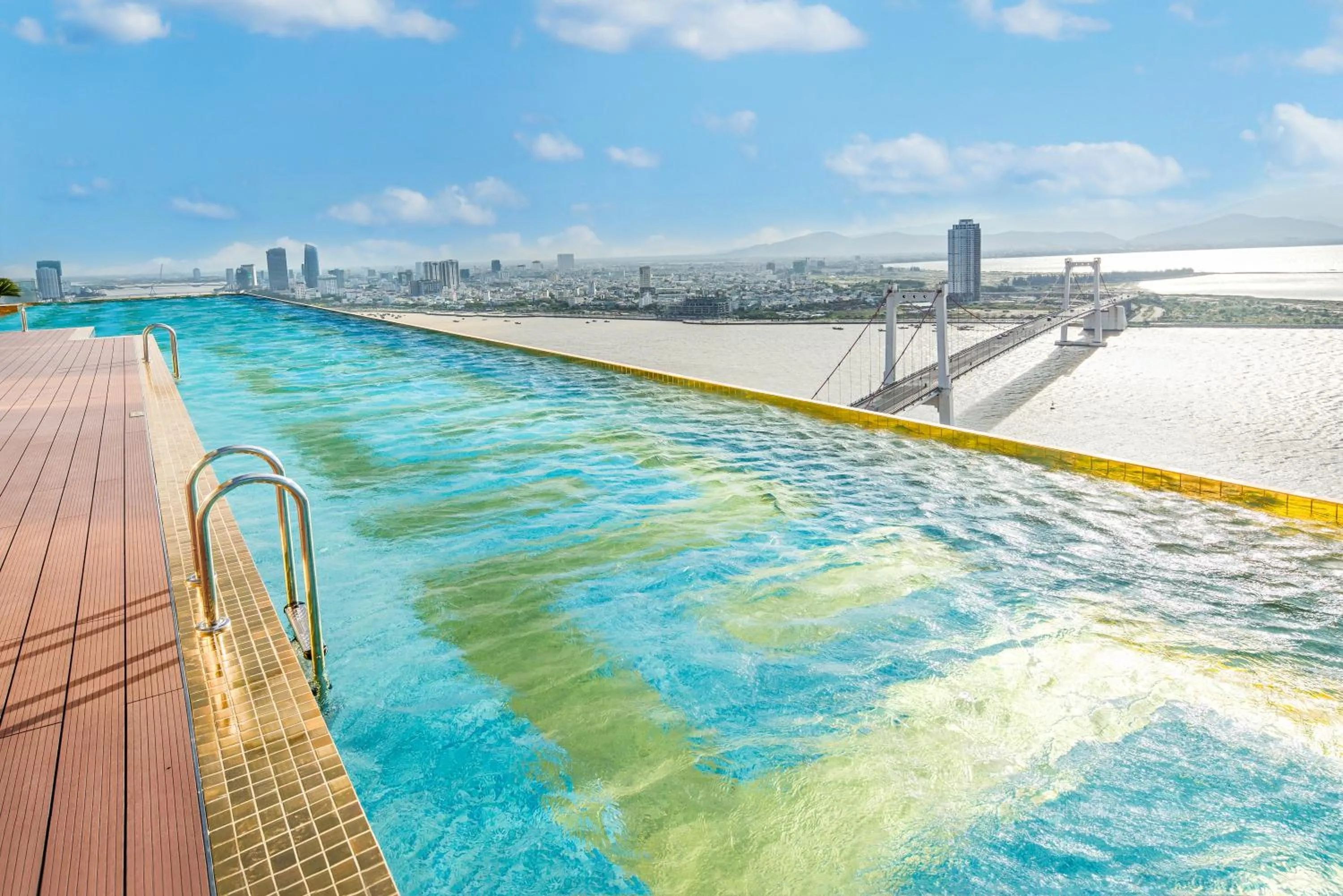 Swimming pool in Wyndham Danang Golden Bay - Free Shuttle Bus to Beach