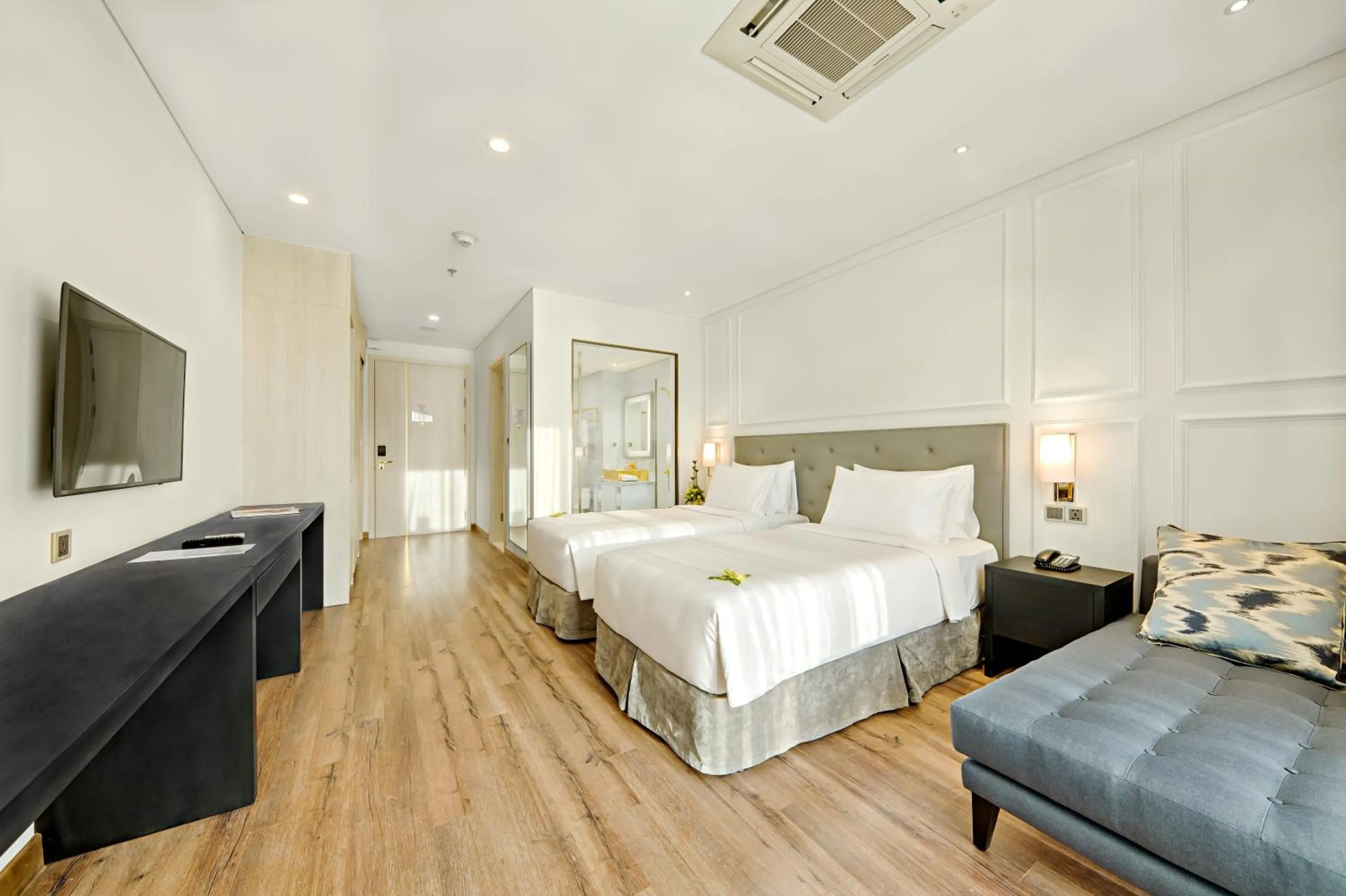Bedroom, Bed in Wyndham Danang Golden Bay - Free Shuttle Bus to Beach
