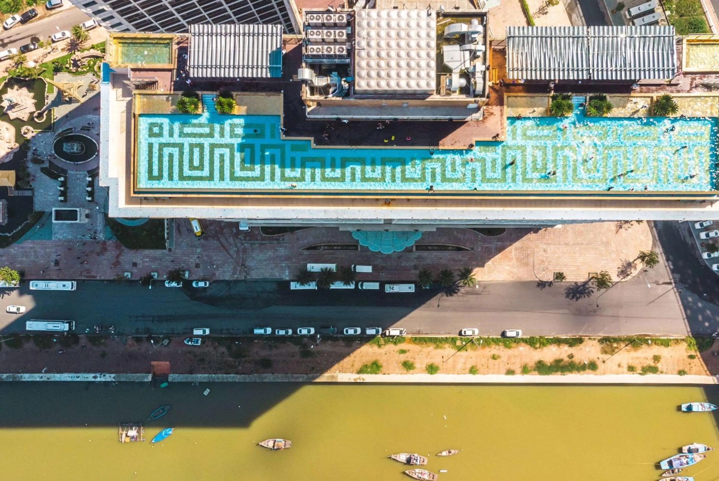 Pool view in Wyndham Danang Golden Bay - Free Shuttle Bus to Beach