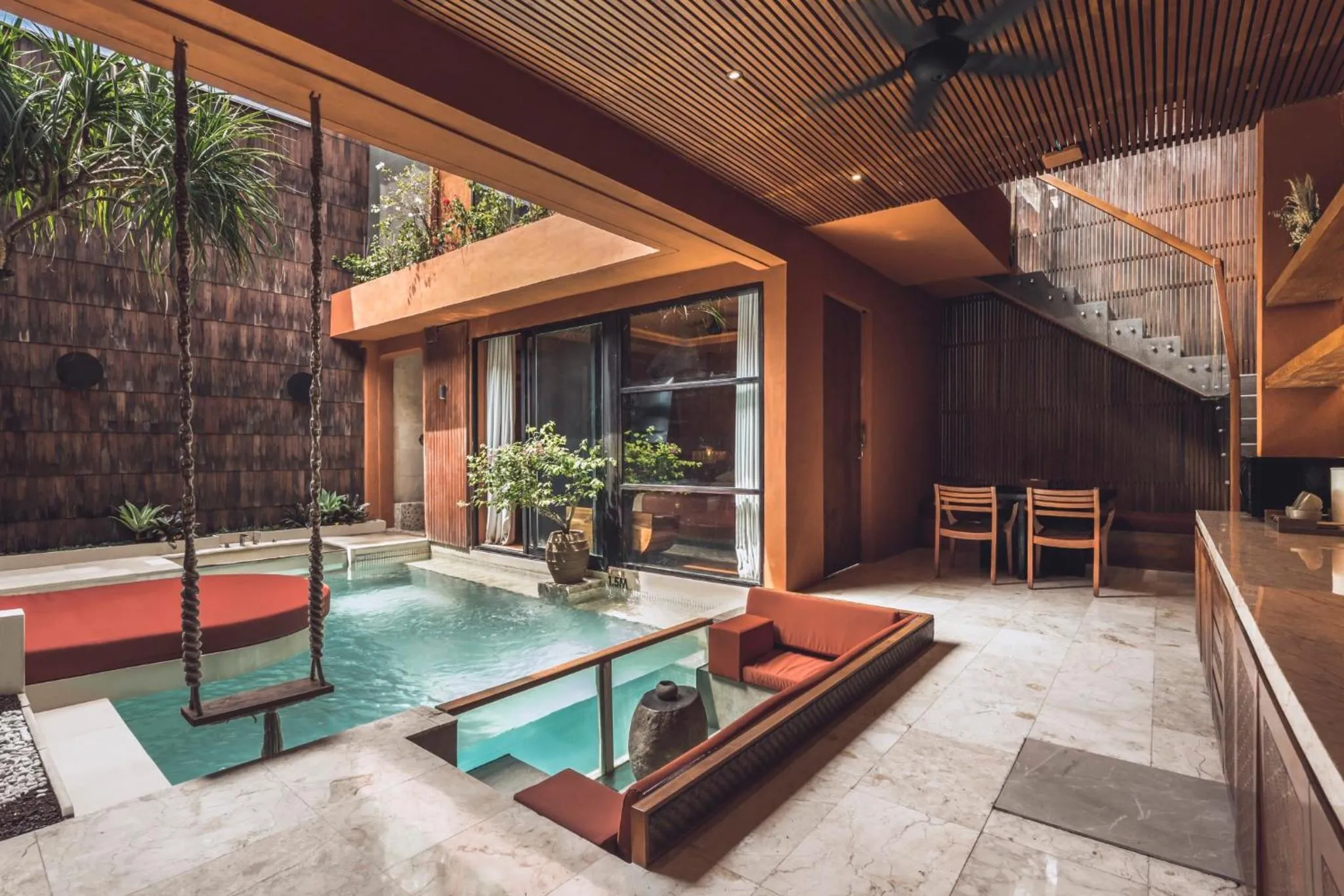 Pool view in Sana Vie Villa Seminyak by Ini Vie Hospitality