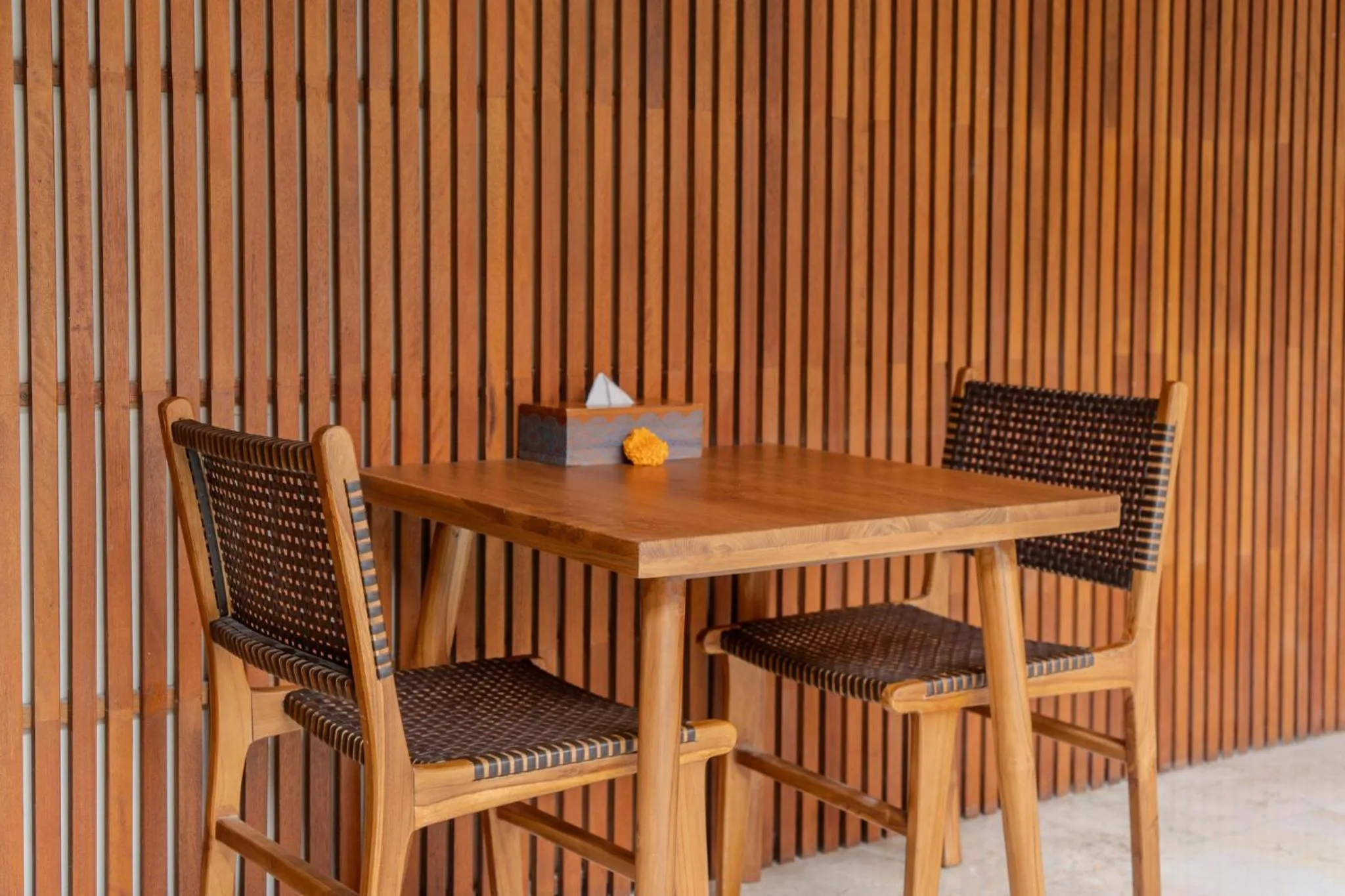 Seating area in Sana Vie Villa Seminyak by Ini Vie Hospitality