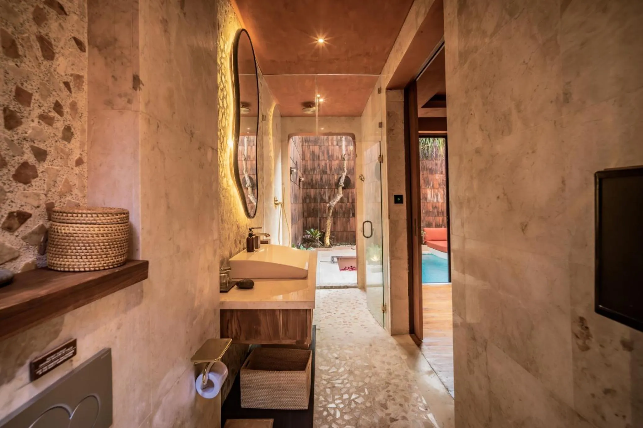 Bathroom in Sana Vie Villa Seminyak by Ini Vie Hospitality