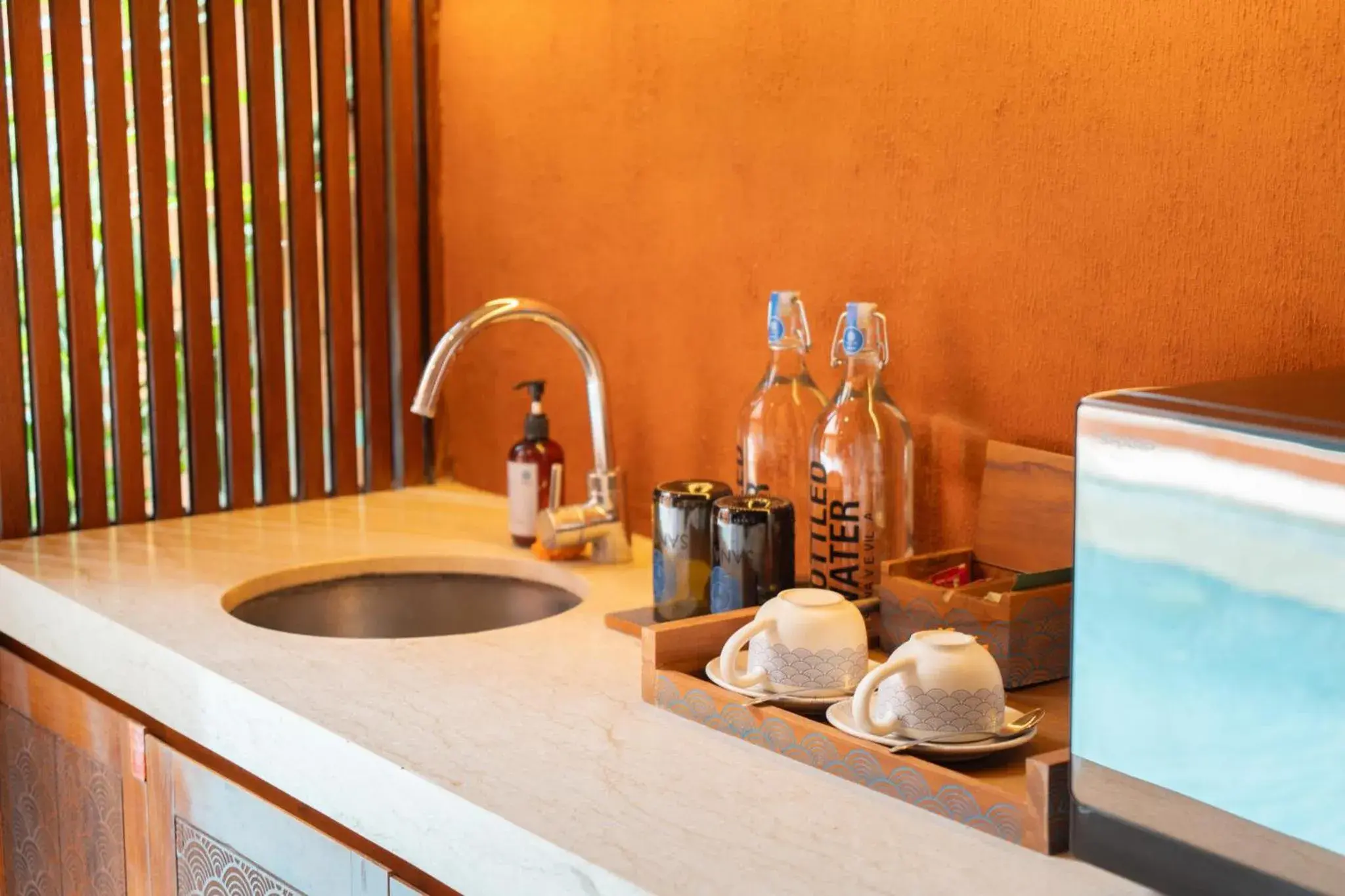Kitchen or kitchenette in Sana Vie Villa Seminyak by Ini Vie Hospitality Kitchen or kitchenette in Sana Vie Villa Seminyak by Ini Vie Hospitality