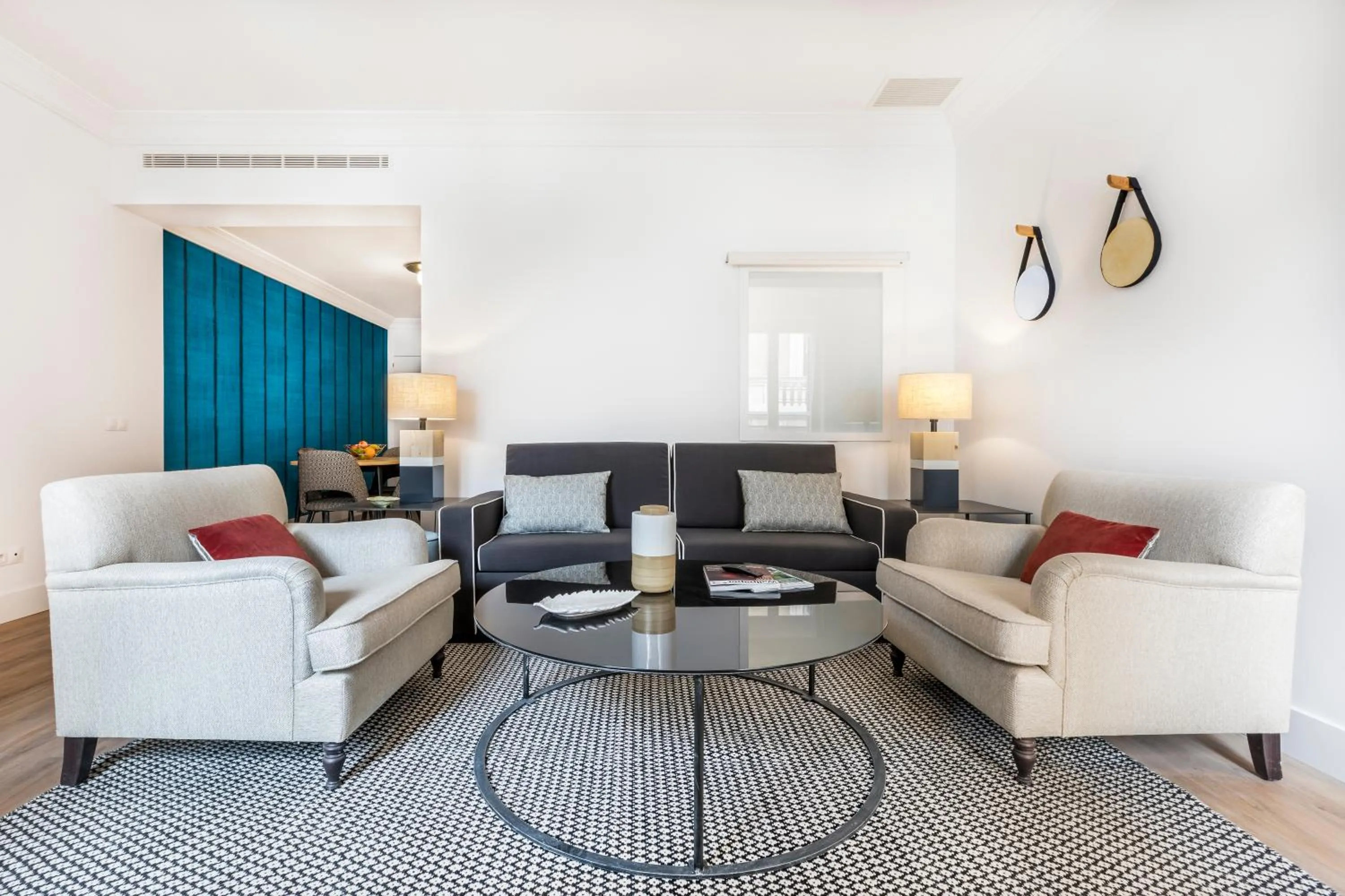 Living room in Slow Suites Bellas Artes