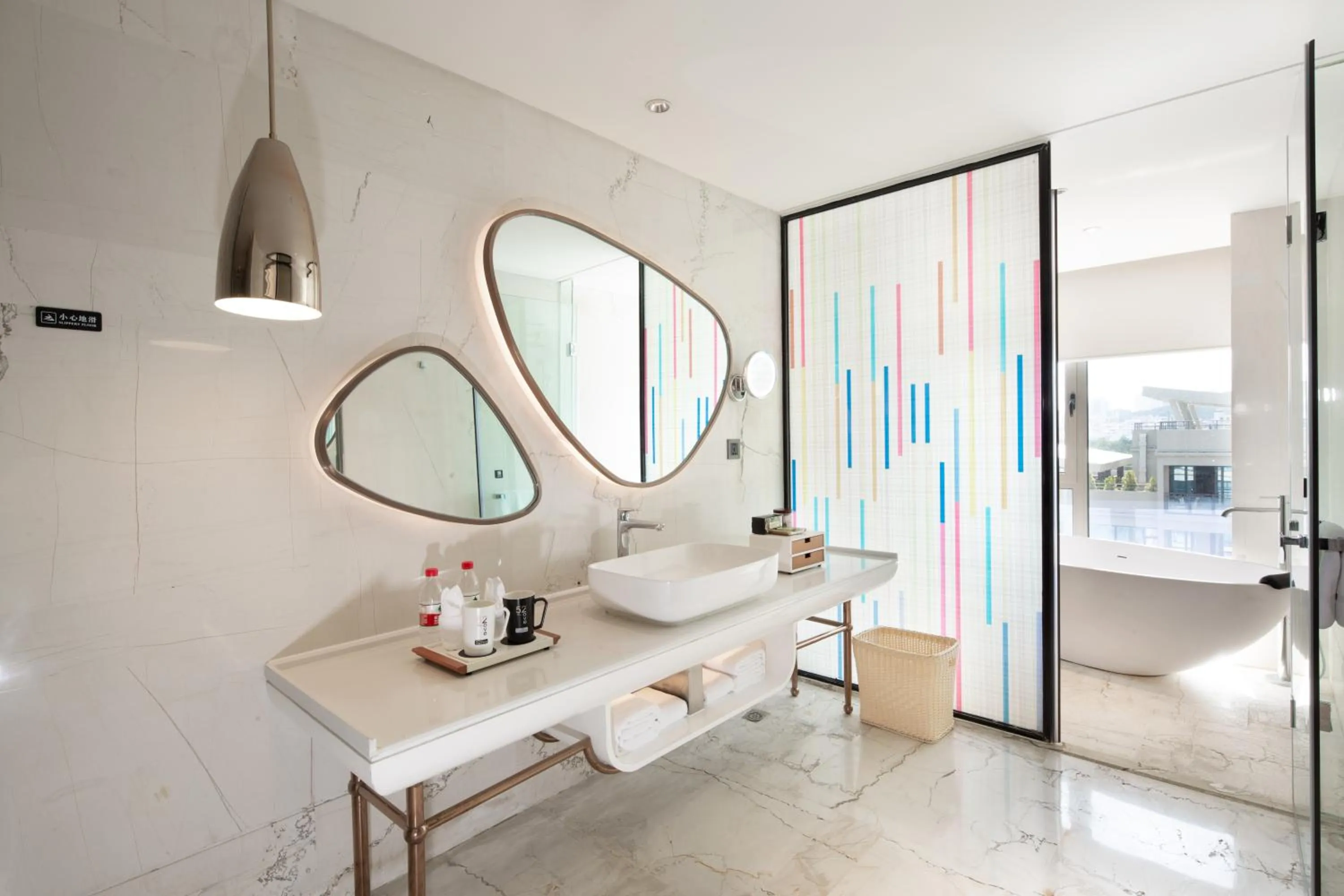 Bathroom in 三亚鹿回头蔚景温德姆酒店