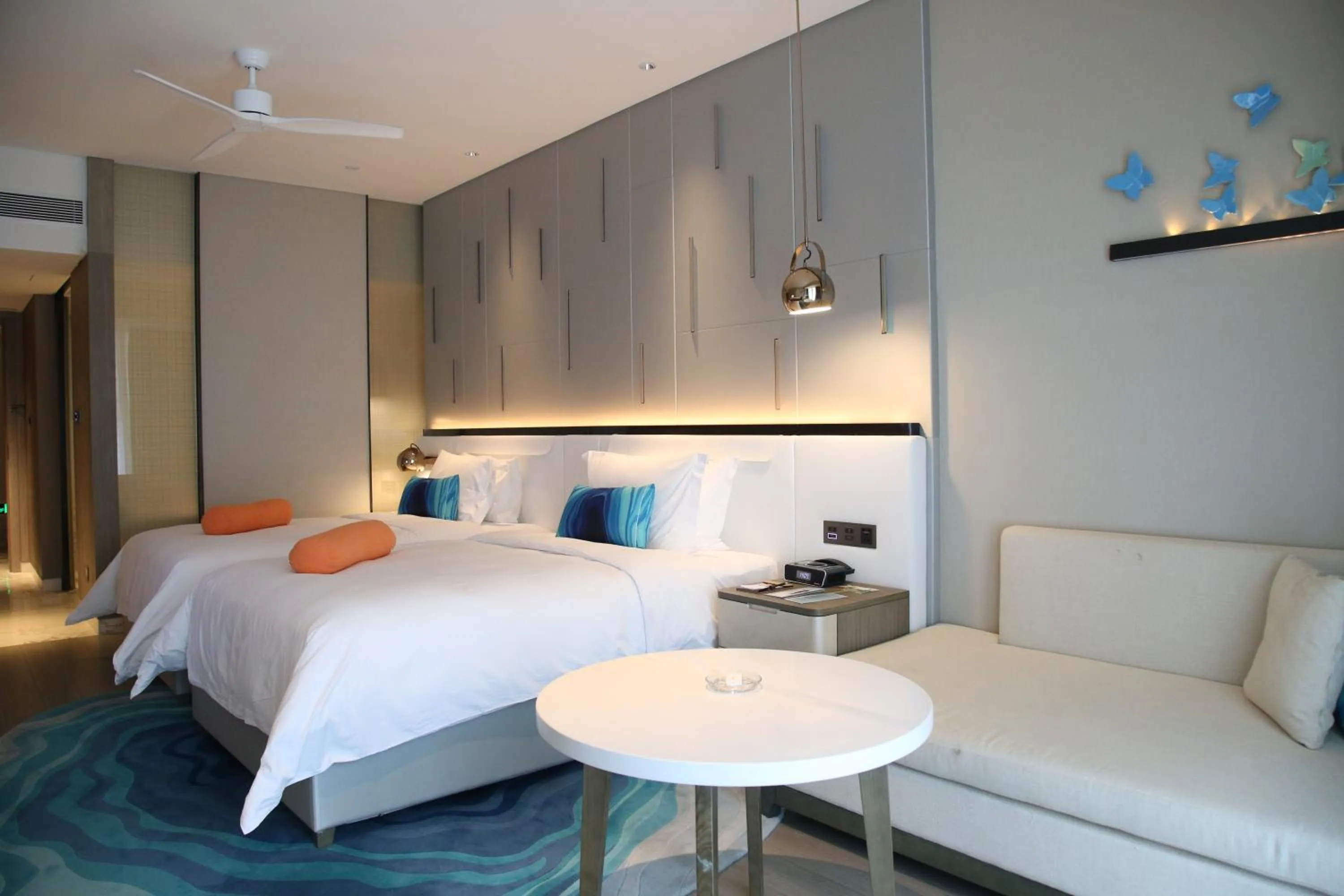 Bed in 三亚鹿回头蔚景温德姆酒店