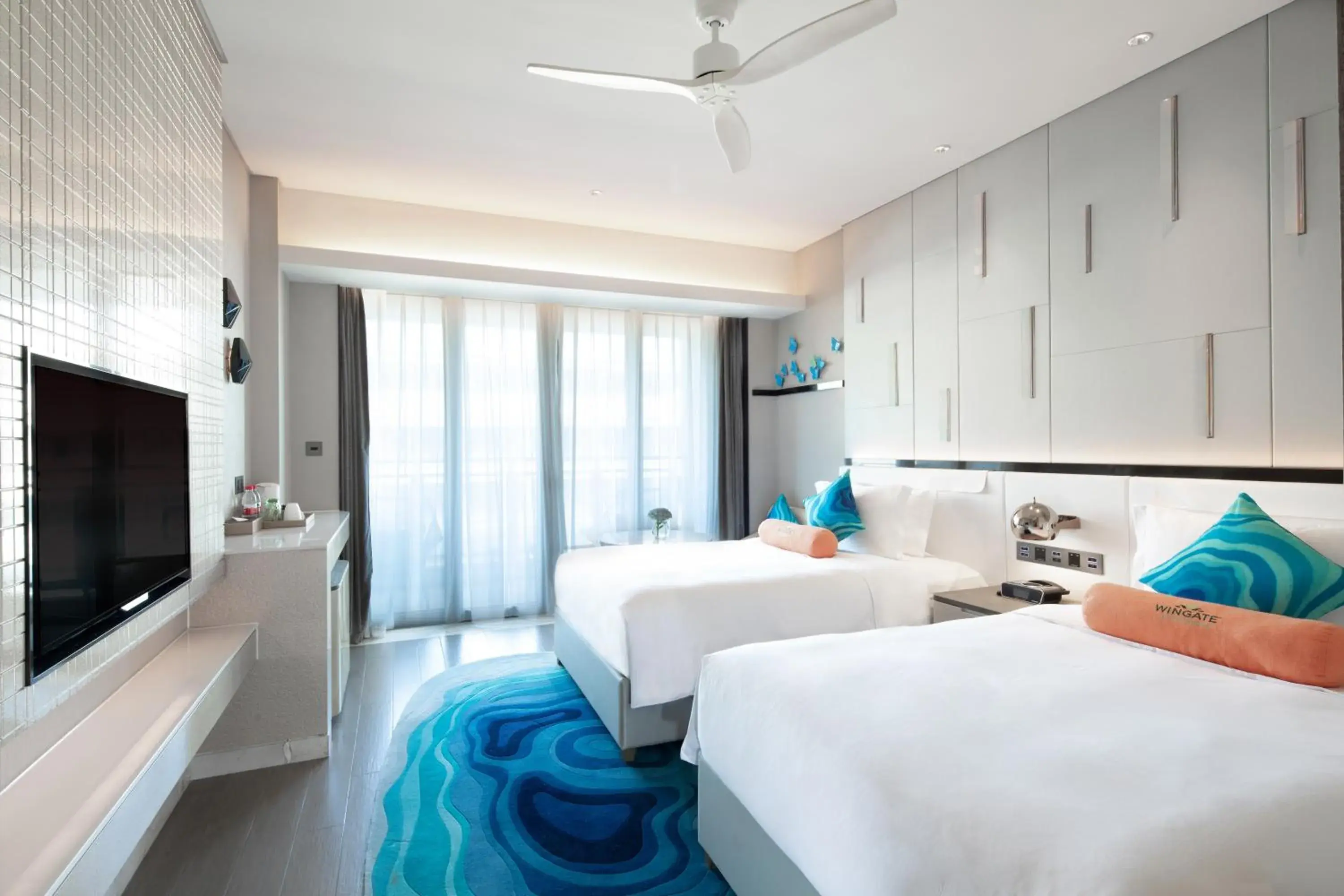 Deluxe Twin Room in 三亚鹿回头蔚景温德姆酒店 Deluxe Twin Room in 三亚鹿回头蔚景温德姆酒店