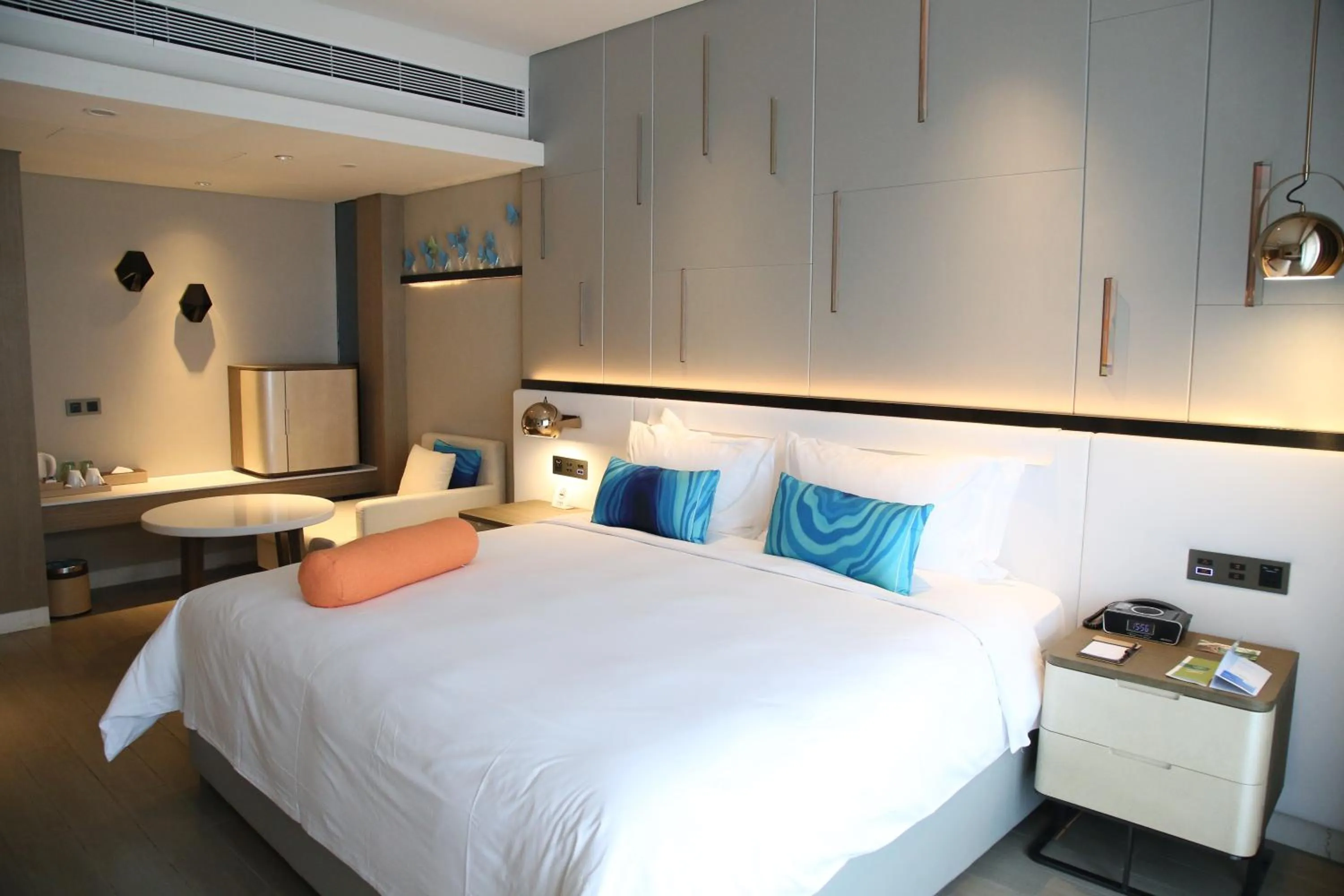 Bed in 三亚鹿回头蔚景温德姆酒店