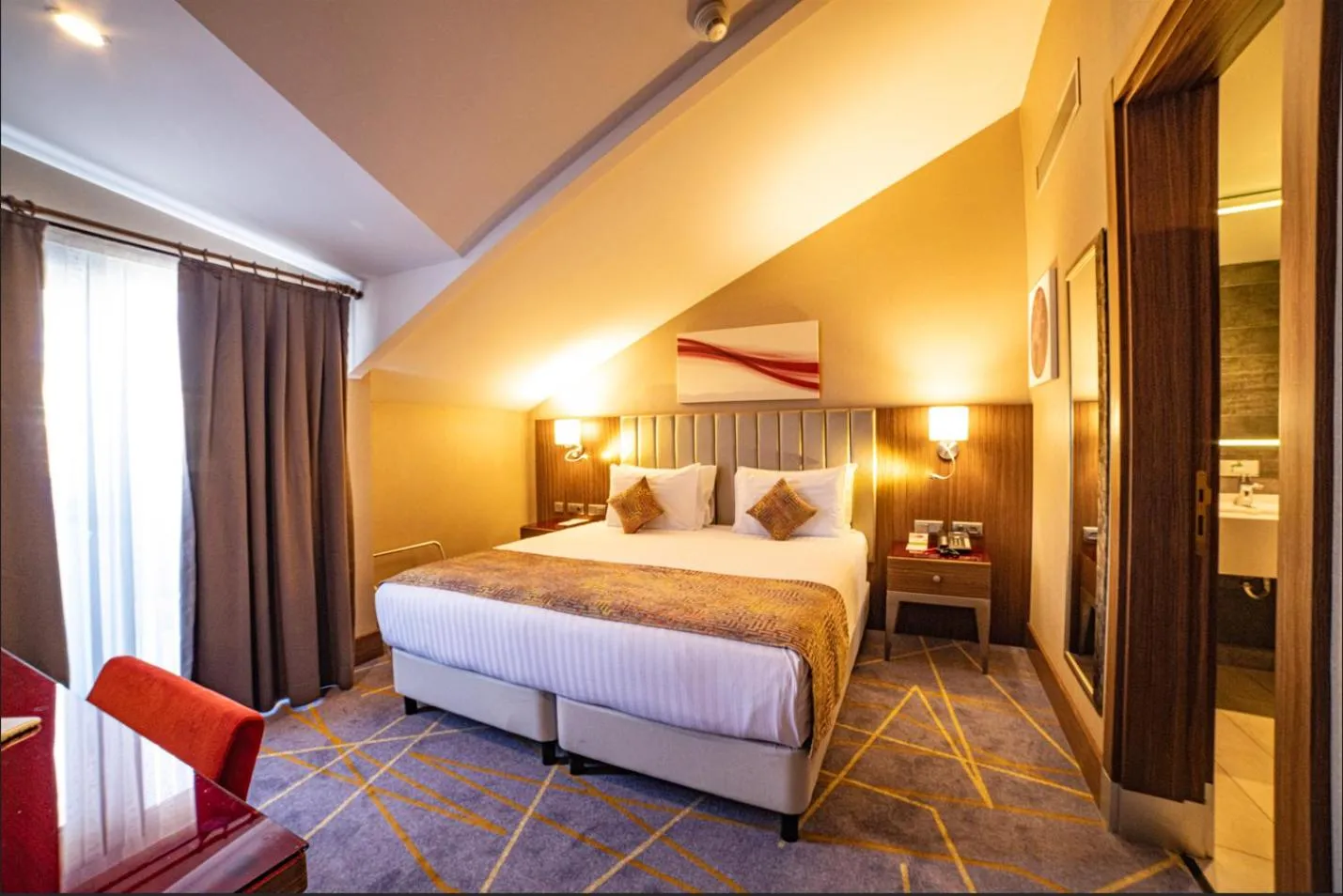Bed in Ramada by Wyndham Istanbul Alibeykoy