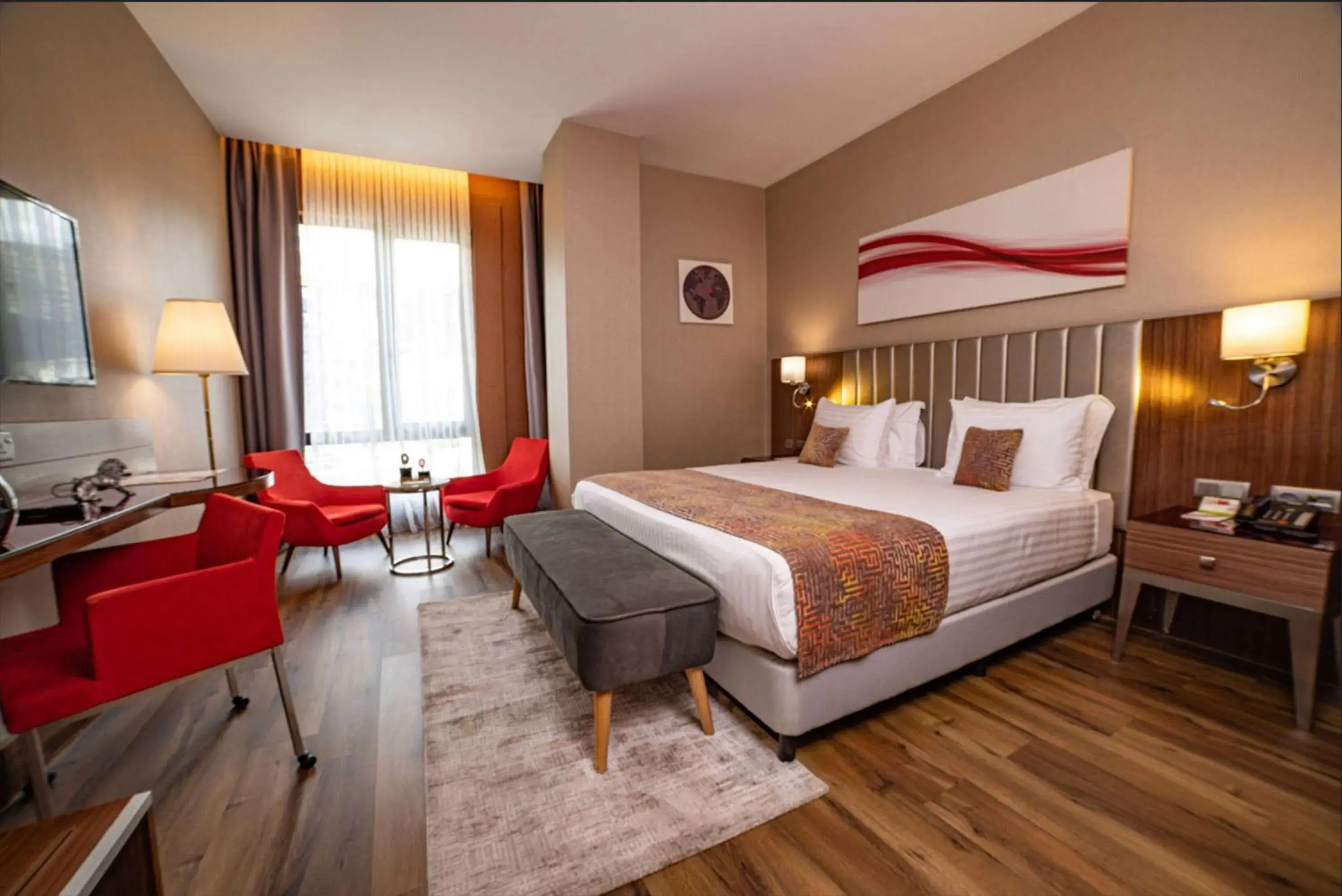 Photo of the whole room, Bed in Ramada by Wyndham Istanbul Alibeykoy Photo of the whole room, Bed in Ramada by Wyndham Istanbul Alibeykoy