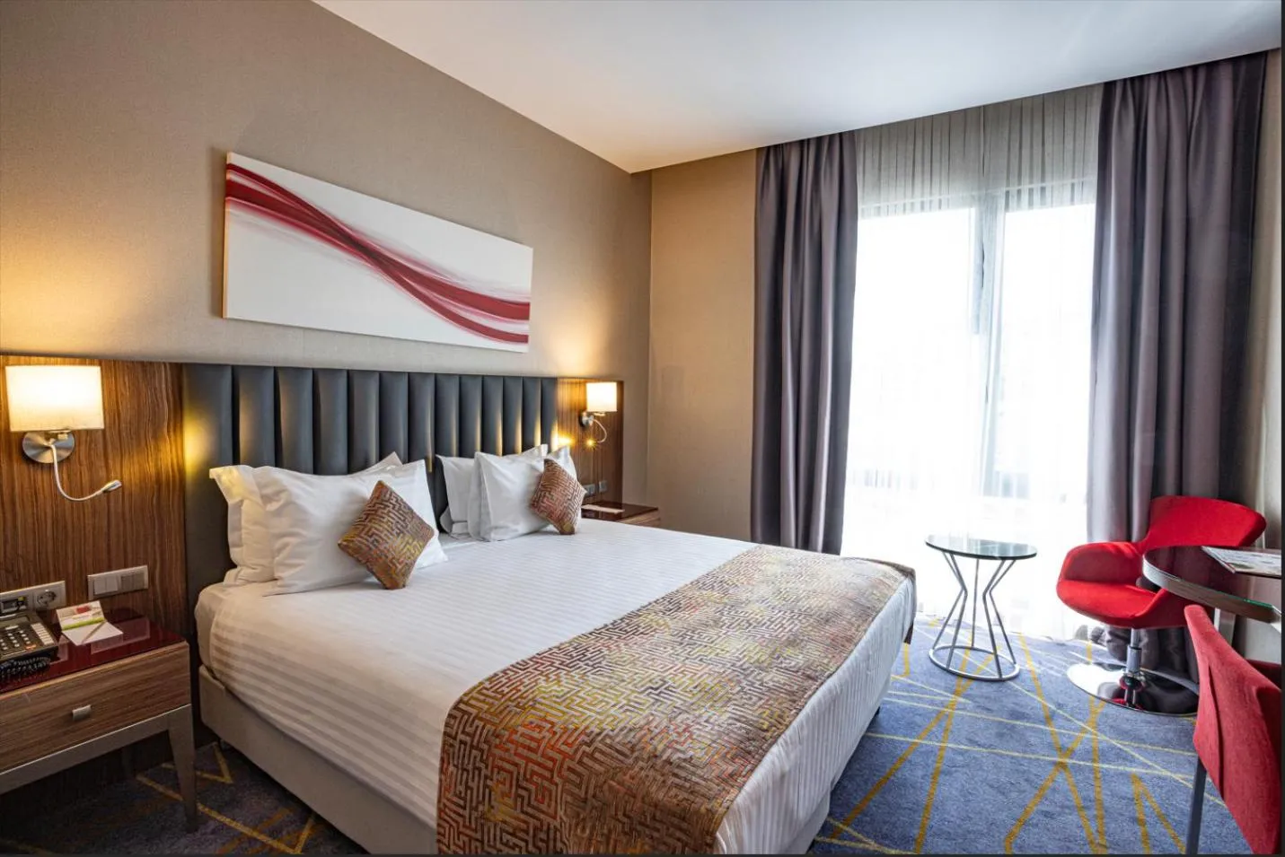 Bed in Ramada by Wyndham Istanbul Alibeykoy