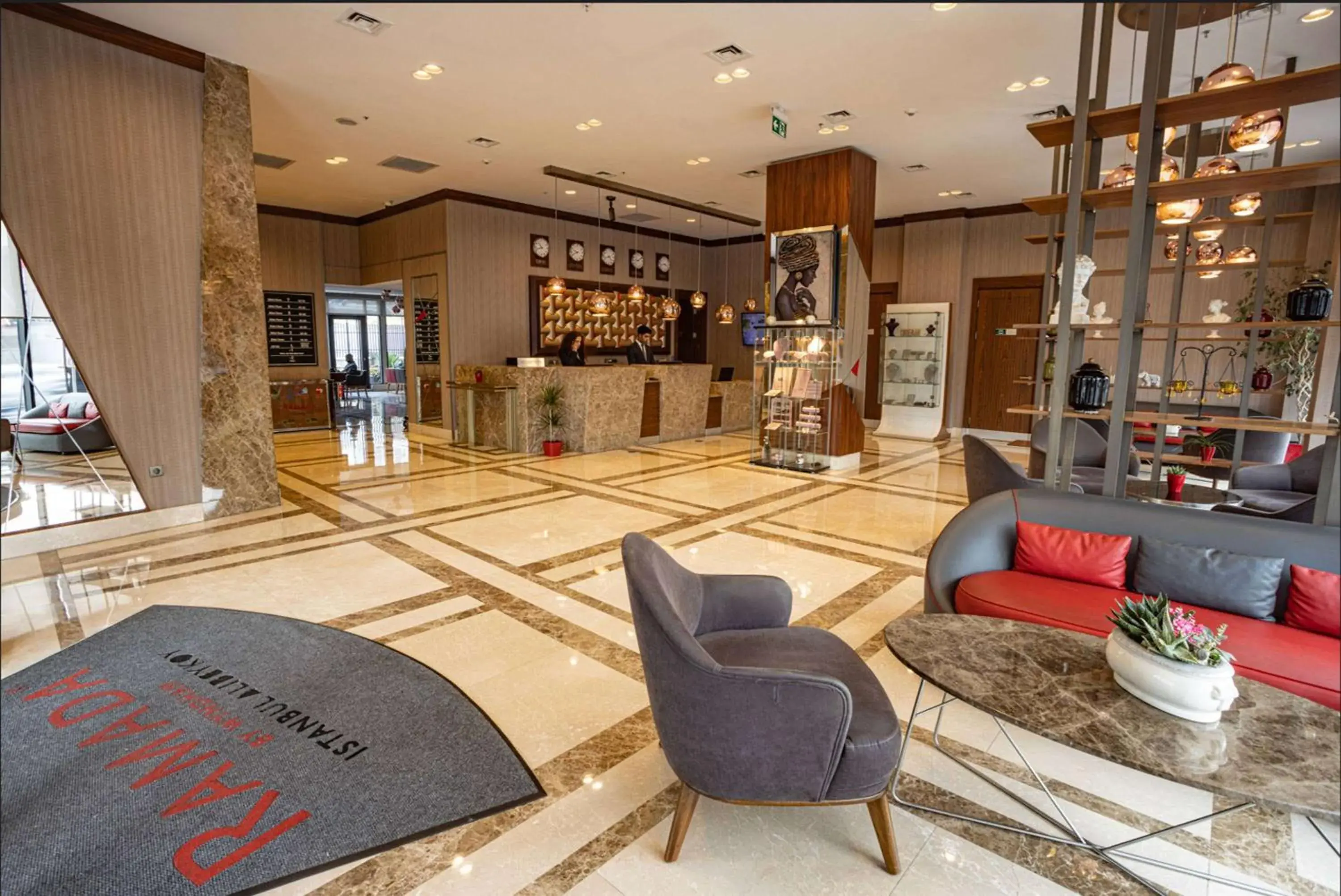 Lobby or reception in Ramada by Wyndham Istanbul Alibeykoy Lobby or reception in Ramada by Wyndham Istanbul Alibeykoy