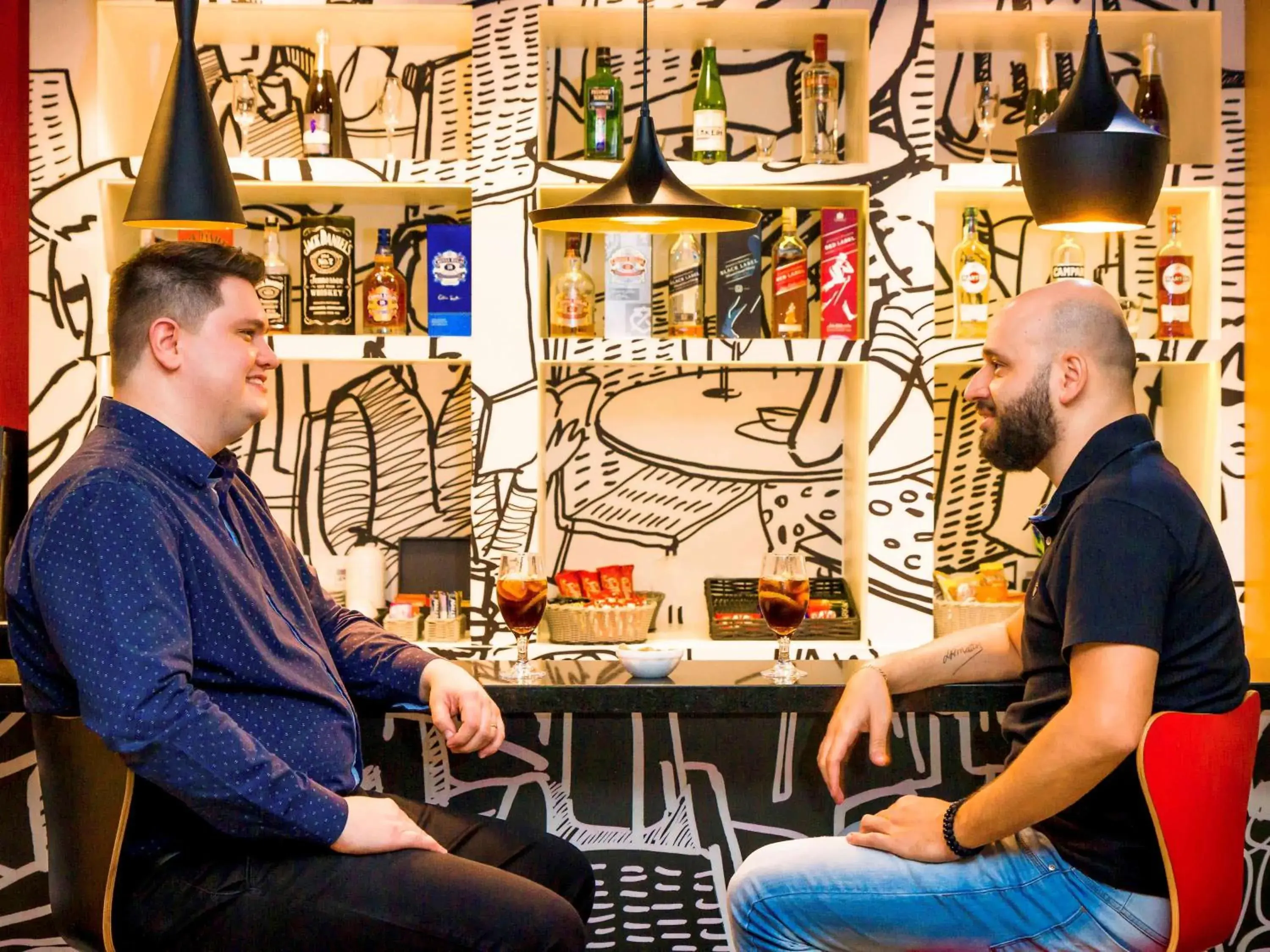 Lounge or bar in ibis Marilia Lounge or bar in ibis Marilia